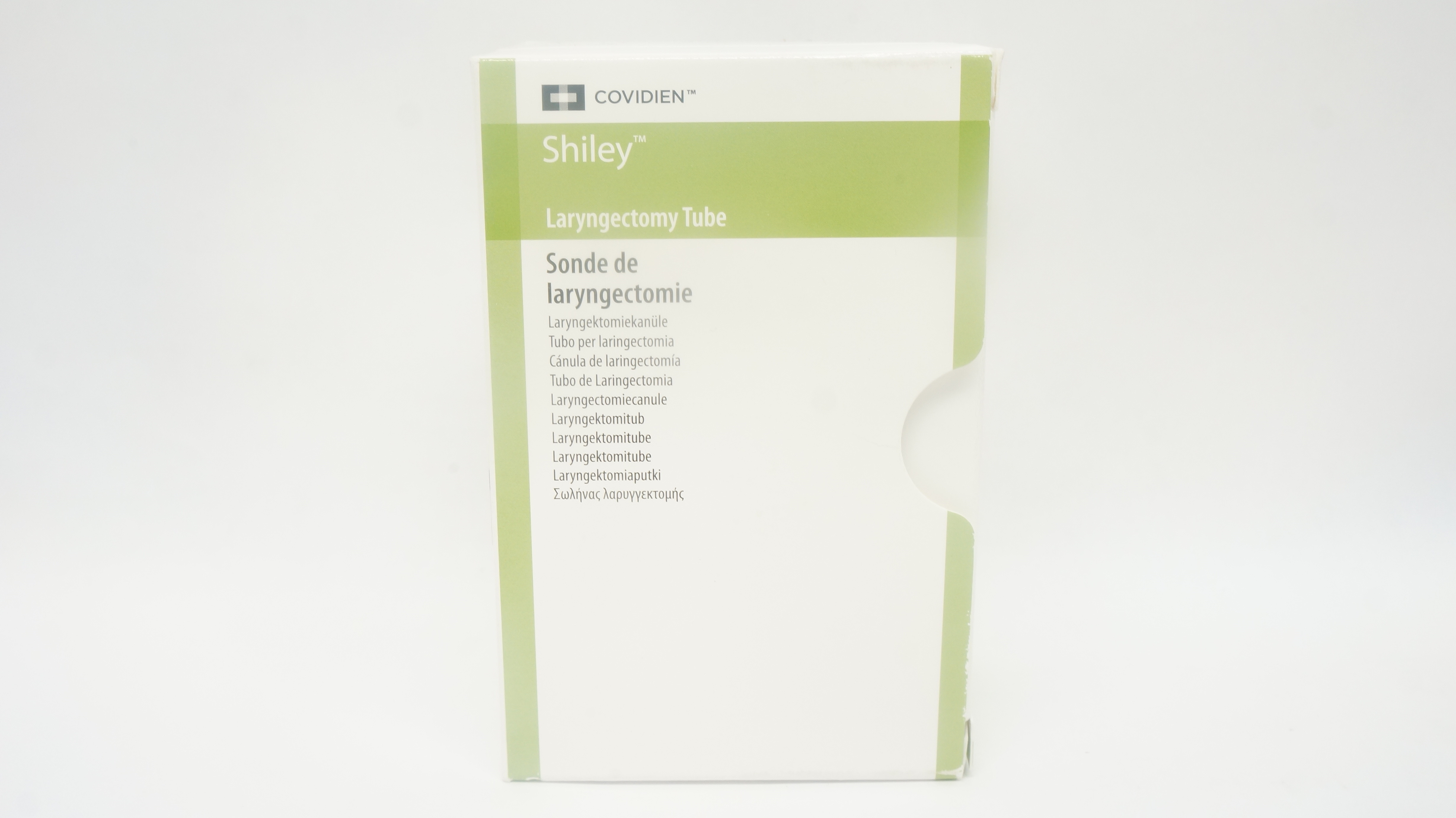 Covidien 8LGT Shiley Laryngectomy Tube 7.6mm I.D. x 12.6mm O.D. x 50mm (x)