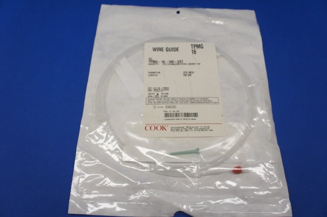 Cook Medical TPMG-16-180-SST Shorty TFE Stainless Steel Short Tip 0.016"x180cm