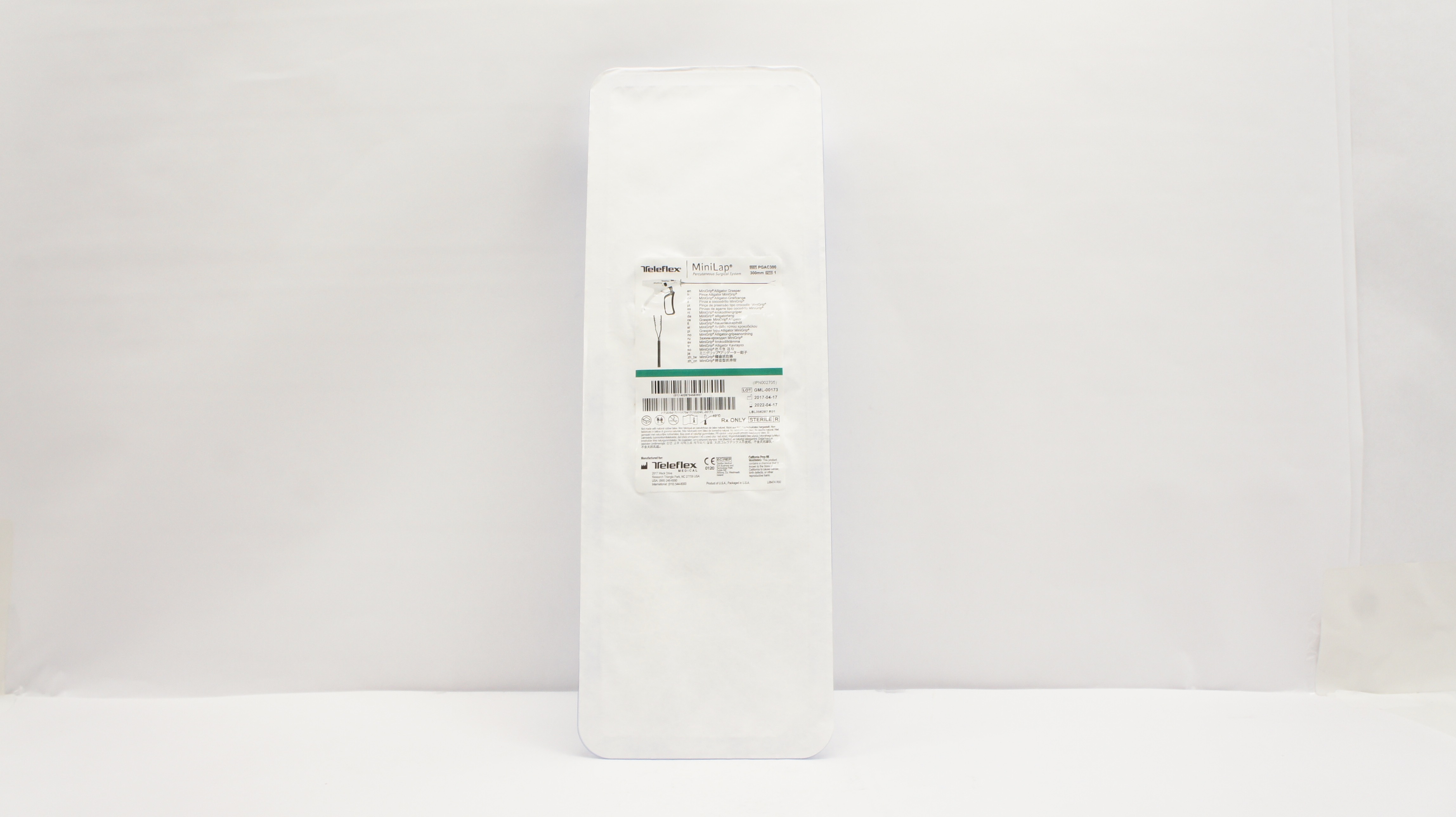 Teleflex PGAC300 MiniLap MiniGrip Alligator Grasper 300mm (x)