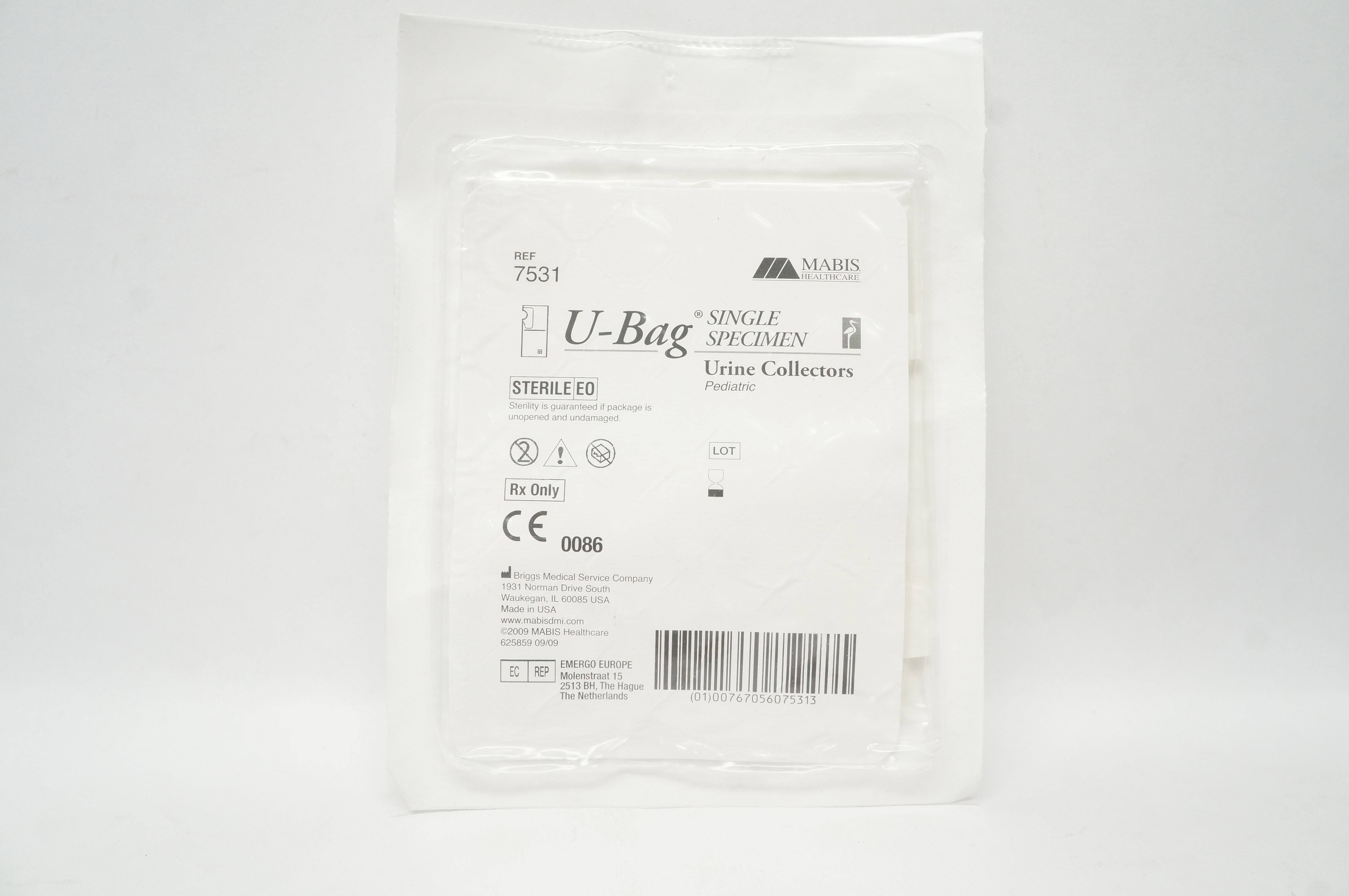 Mabis 7531 U-Bag Urine Specimen Collectors (x)