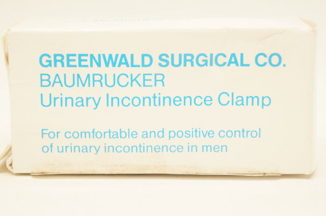Greenwald U415 Baumrucker Urinary Incontinence Clamp