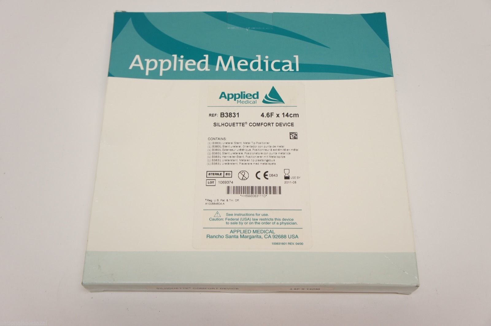 B3831 ~ Applied Medical Comfort Device 4.6F x 14cm (x)