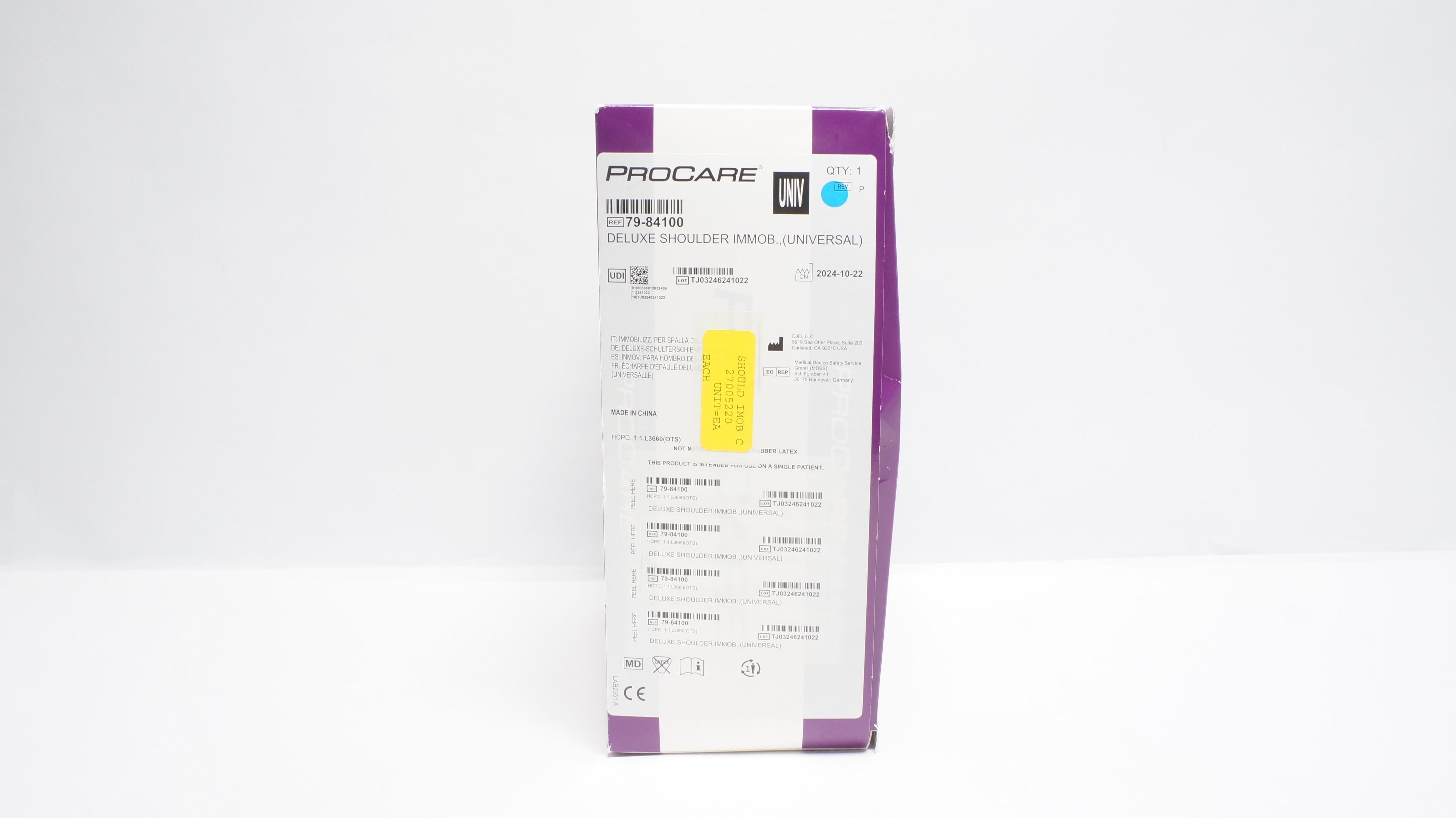 DJO 79-84100 ProCare Deluxe Shoulder IMMOB ( Universal)