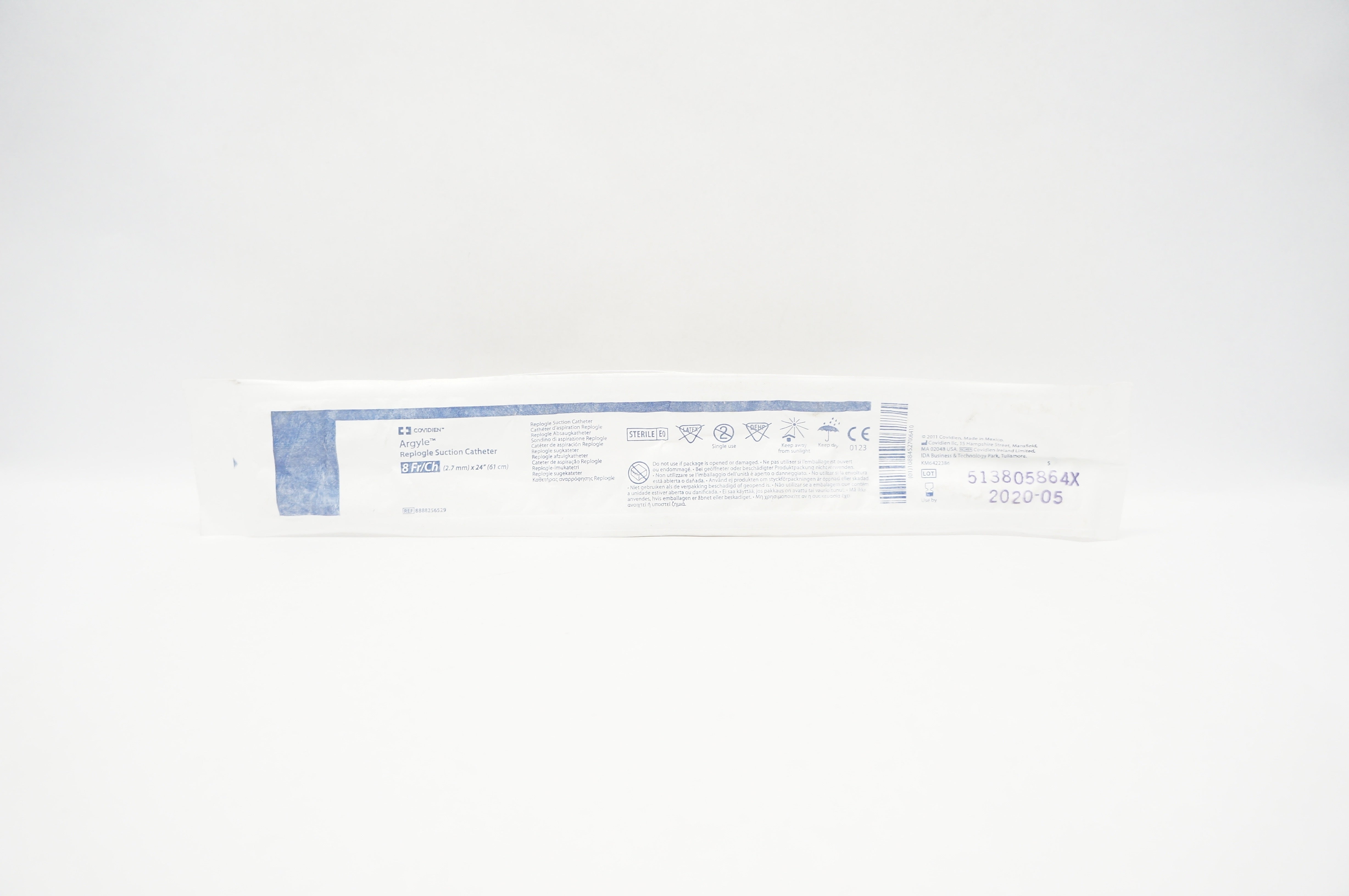 Covidien 8888256529 Argyle Replogle Suction Cath. 8Fr/Ch x 24inch (x)