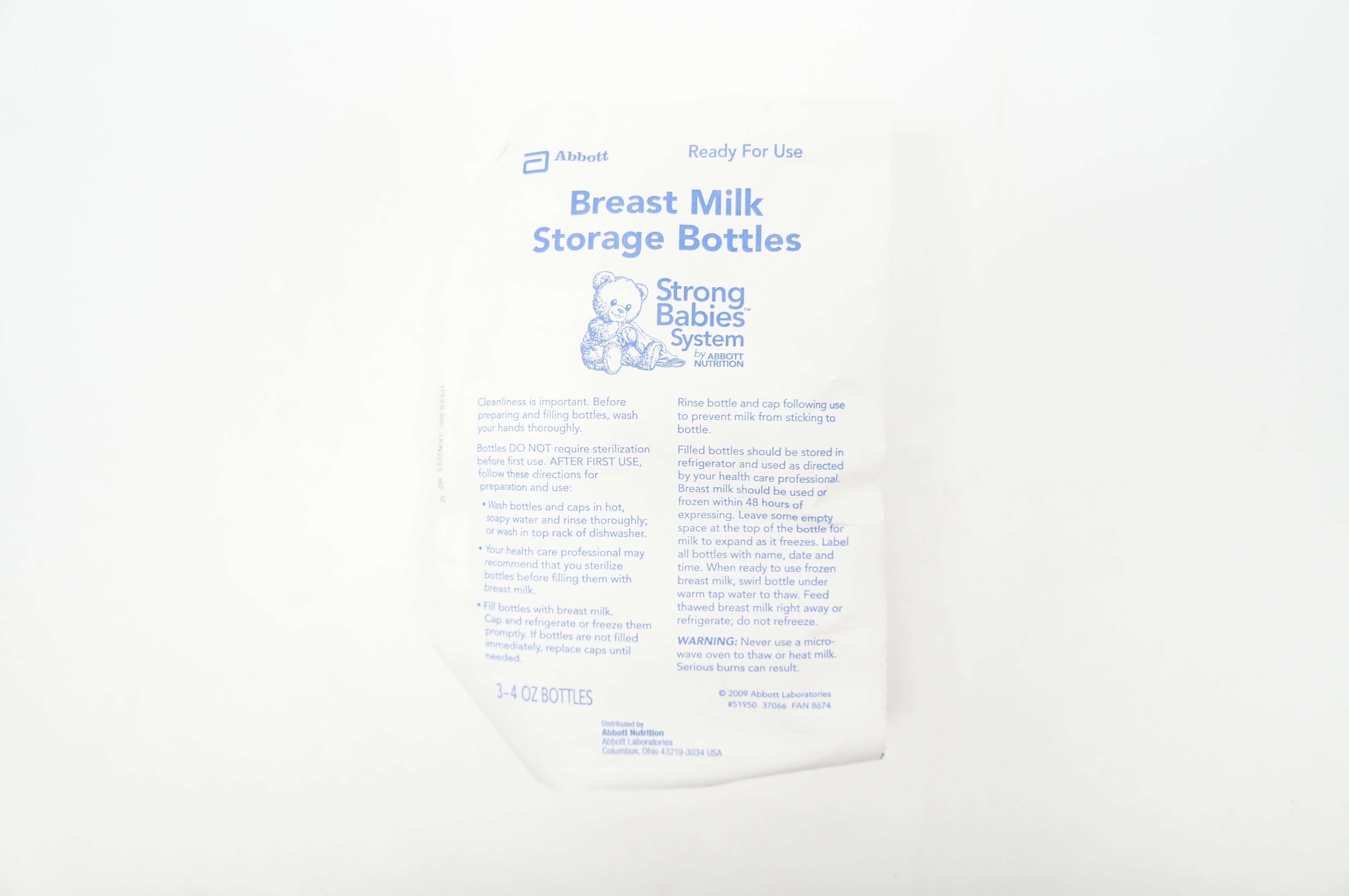 Abbott CustomFeed Breastmilk Storage Bottle With Cap 60 mL