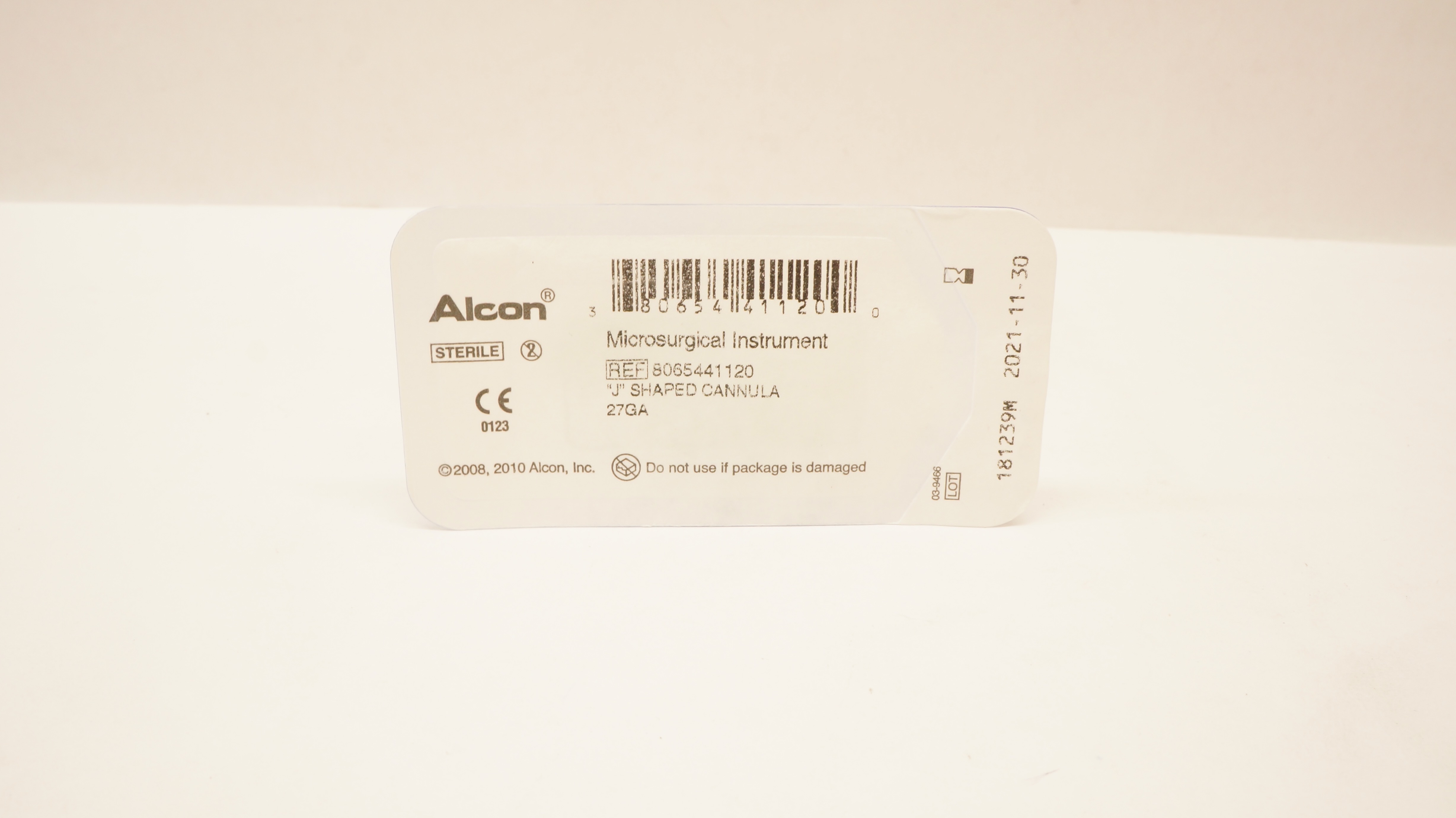 Alcon 8065441120 Microsurgical Instrument J-Shaped Cannula 27Ga (x)