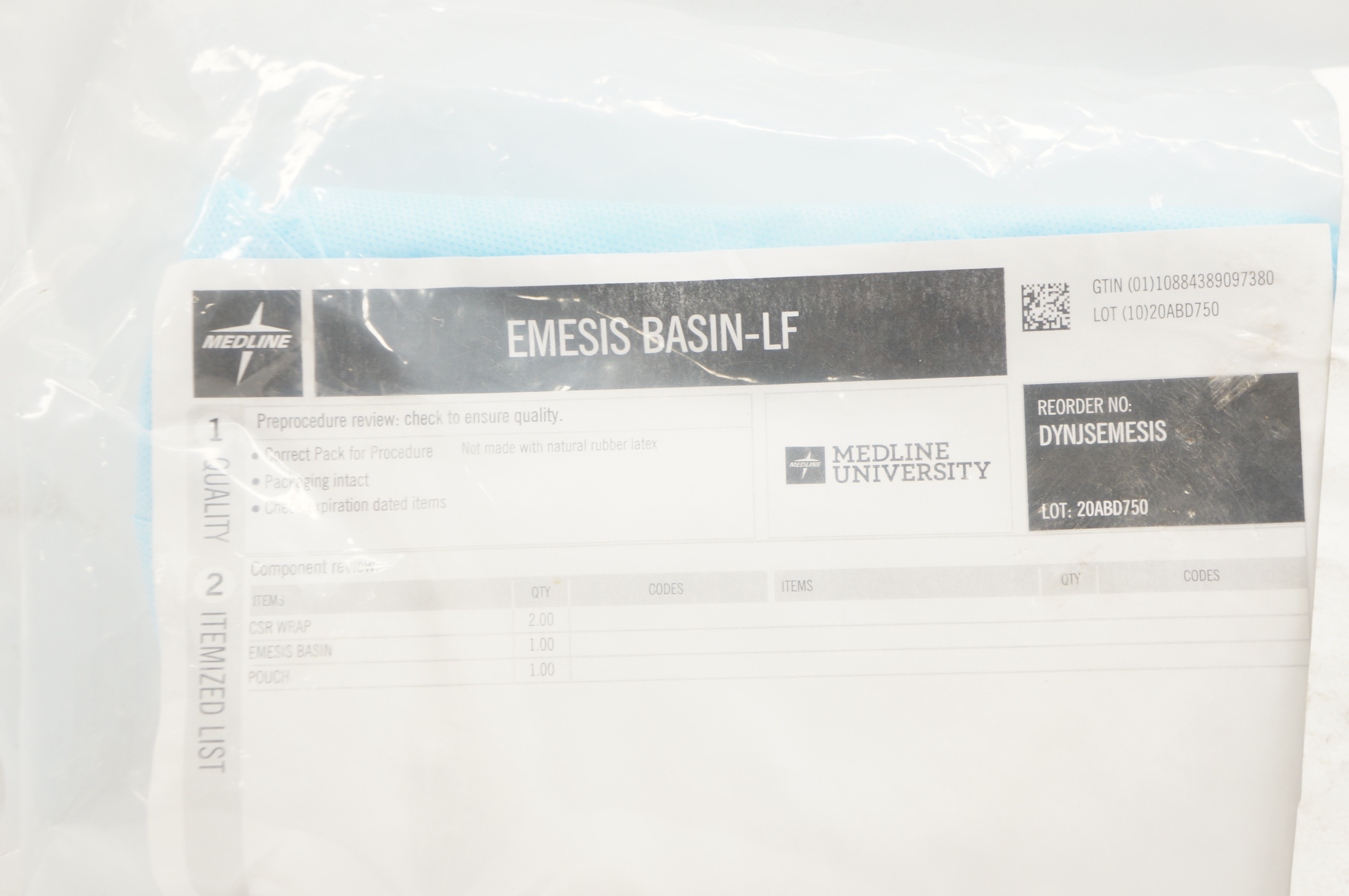 Medline DYNJSEMESIS Emesis Basin-LF