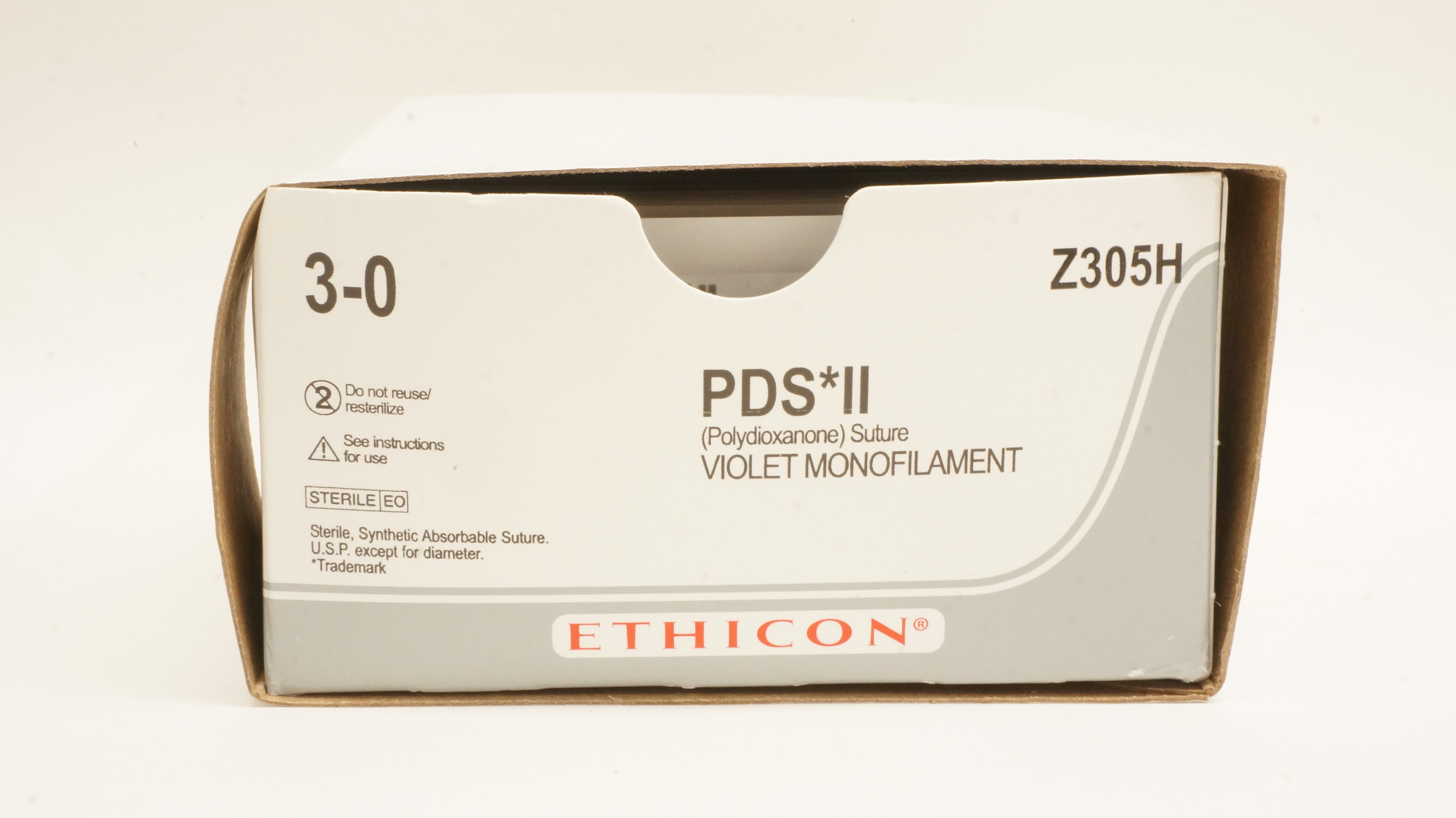 Ethicon Z305H 3-0 PDS II Synthetic Stre RB-1 17mm 1/2c Taper, 27inch - Box of 31