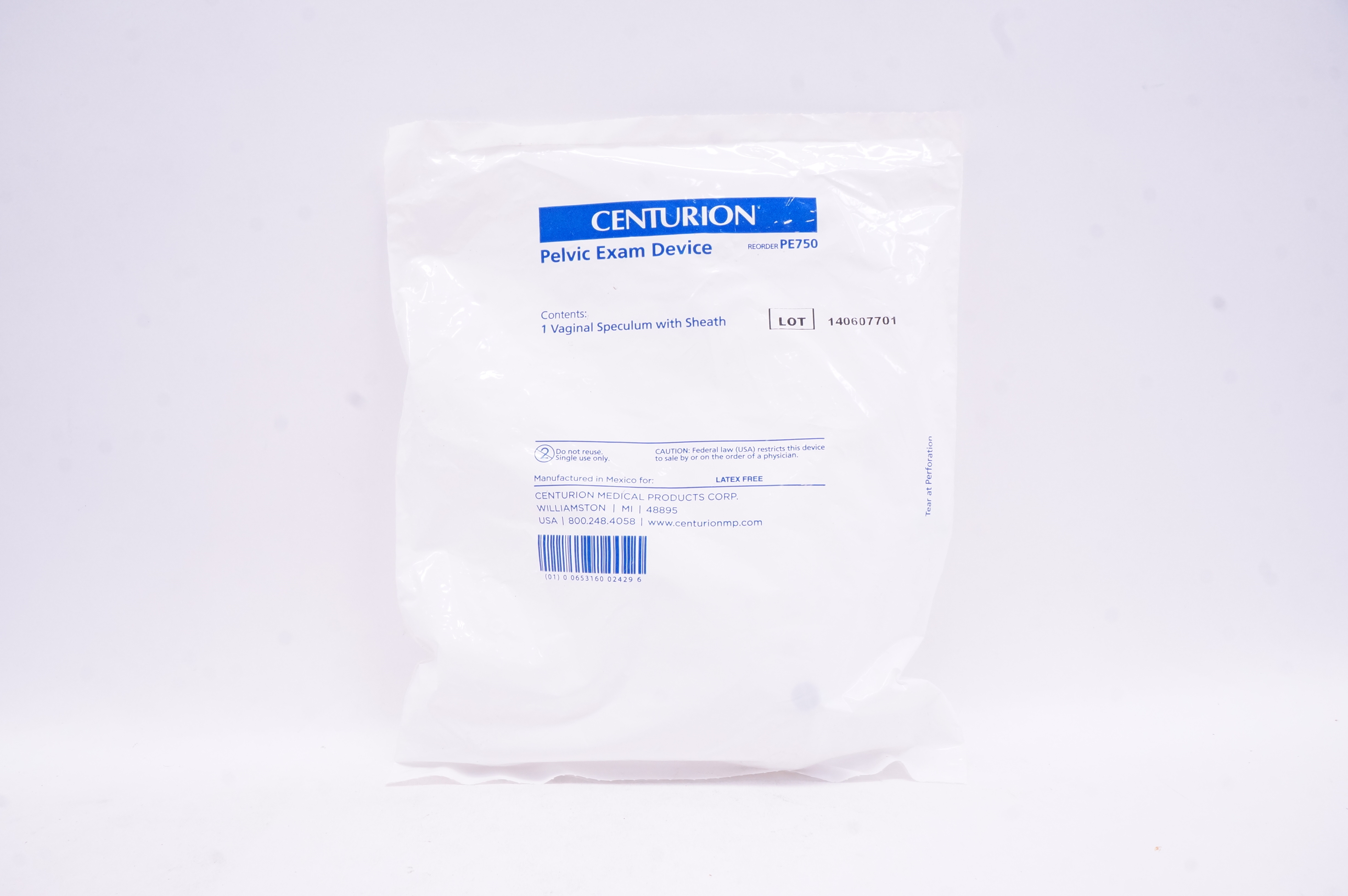 Centurion PE750 Pelvic Exam Device