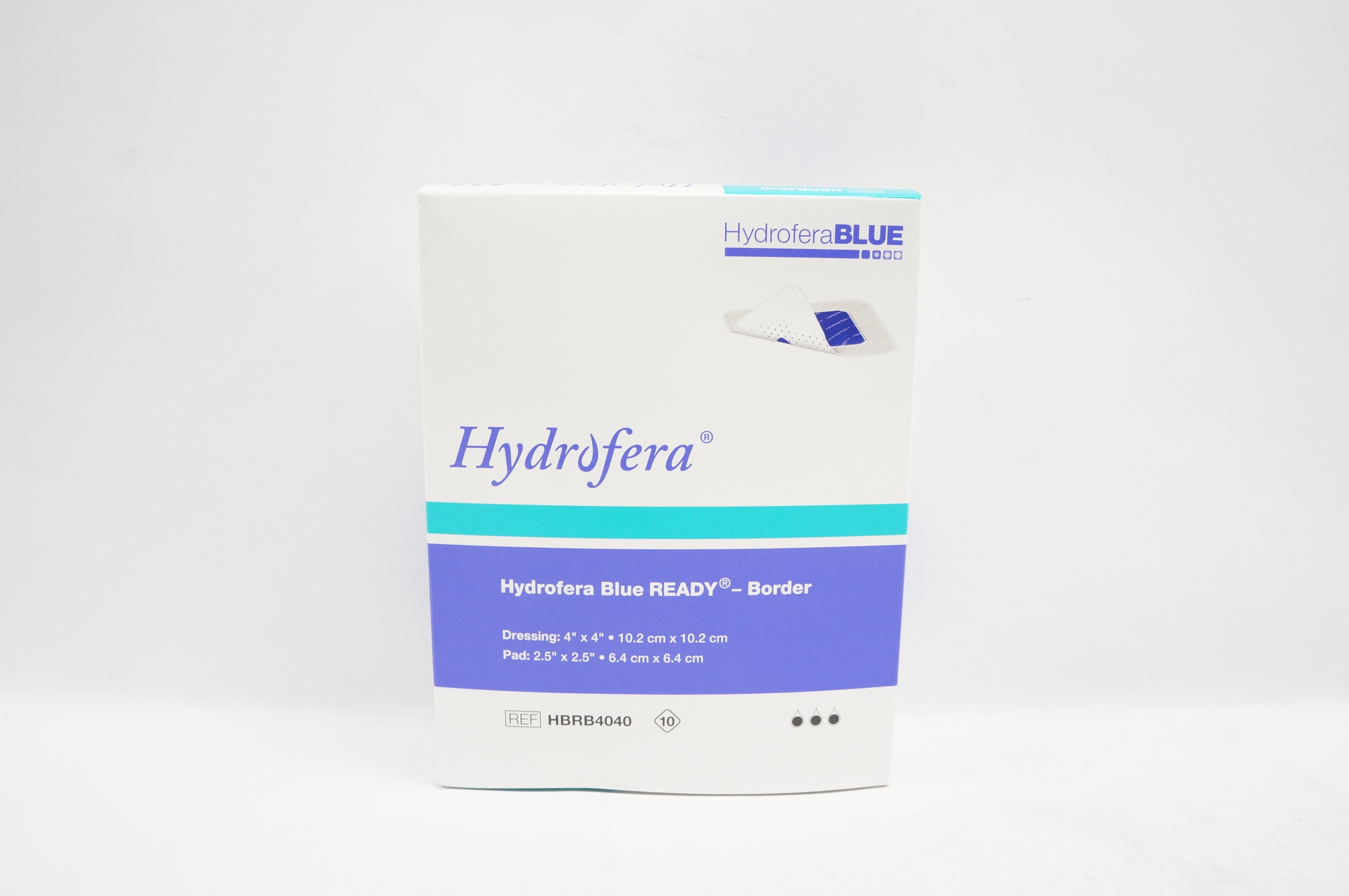 Hydrofera HBRB4040 Blue Ready - Border - Box of 10