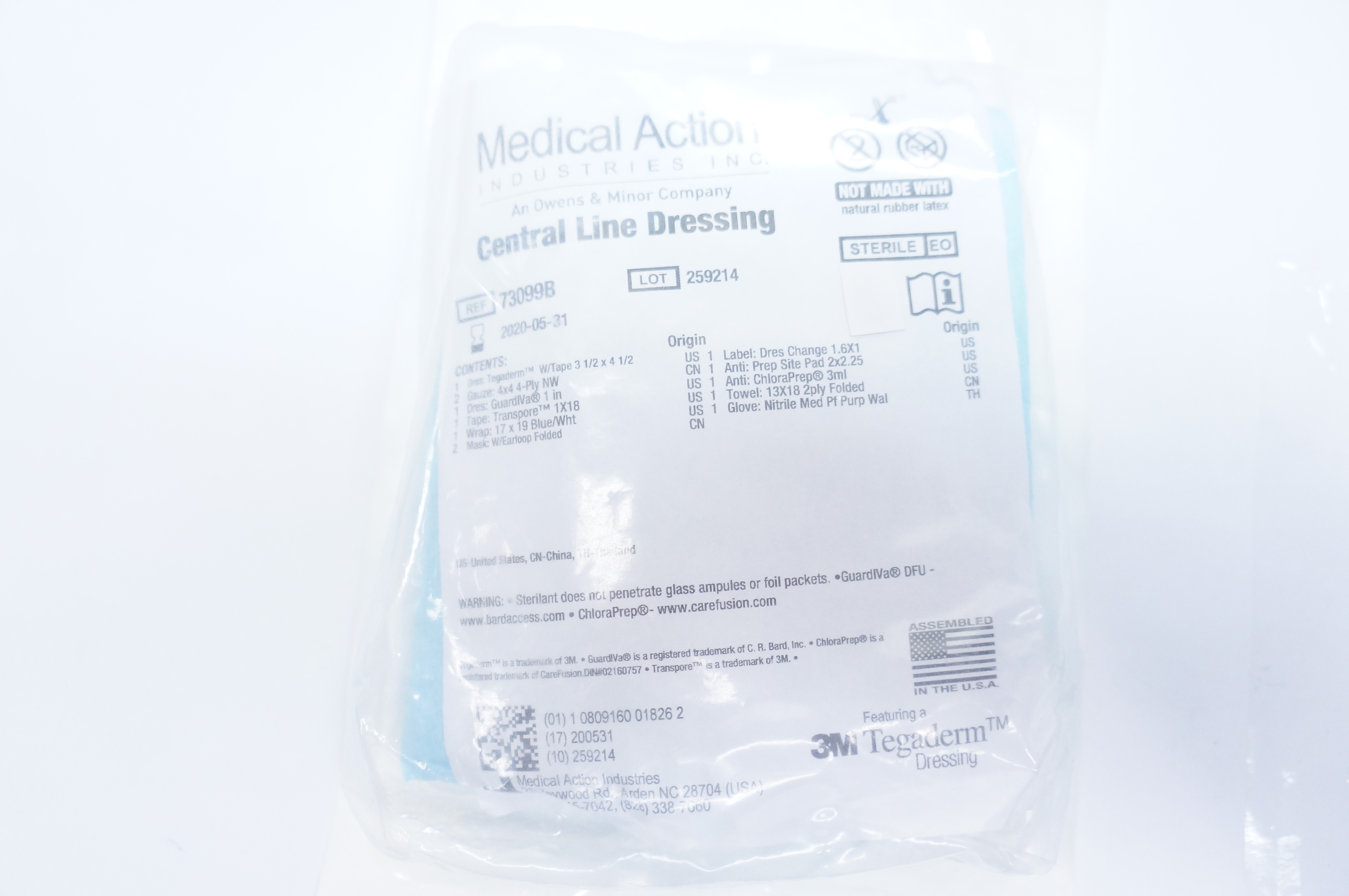 Medical Action 73099B Central Line Dressing (x)