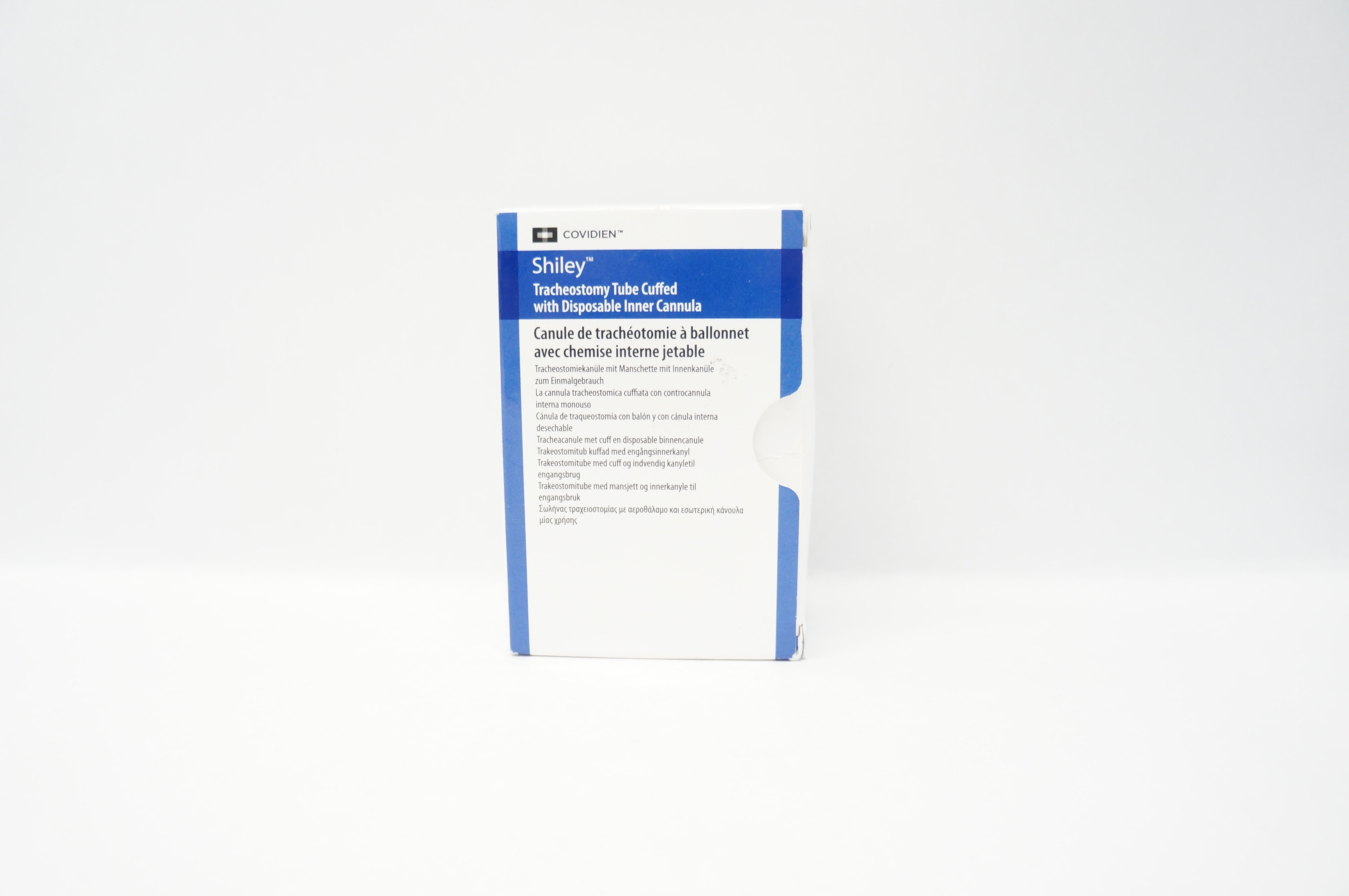 Covidien 8DCT Shiley Tracheostomy Tube Cuffed 7.6 ID x 12.2 OD x 27.0 x 79mm (x)