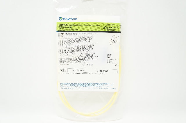 Halyard 40-1362 Corflo Nasogastric/Nasointestinal Feeding Tube, 12Fr