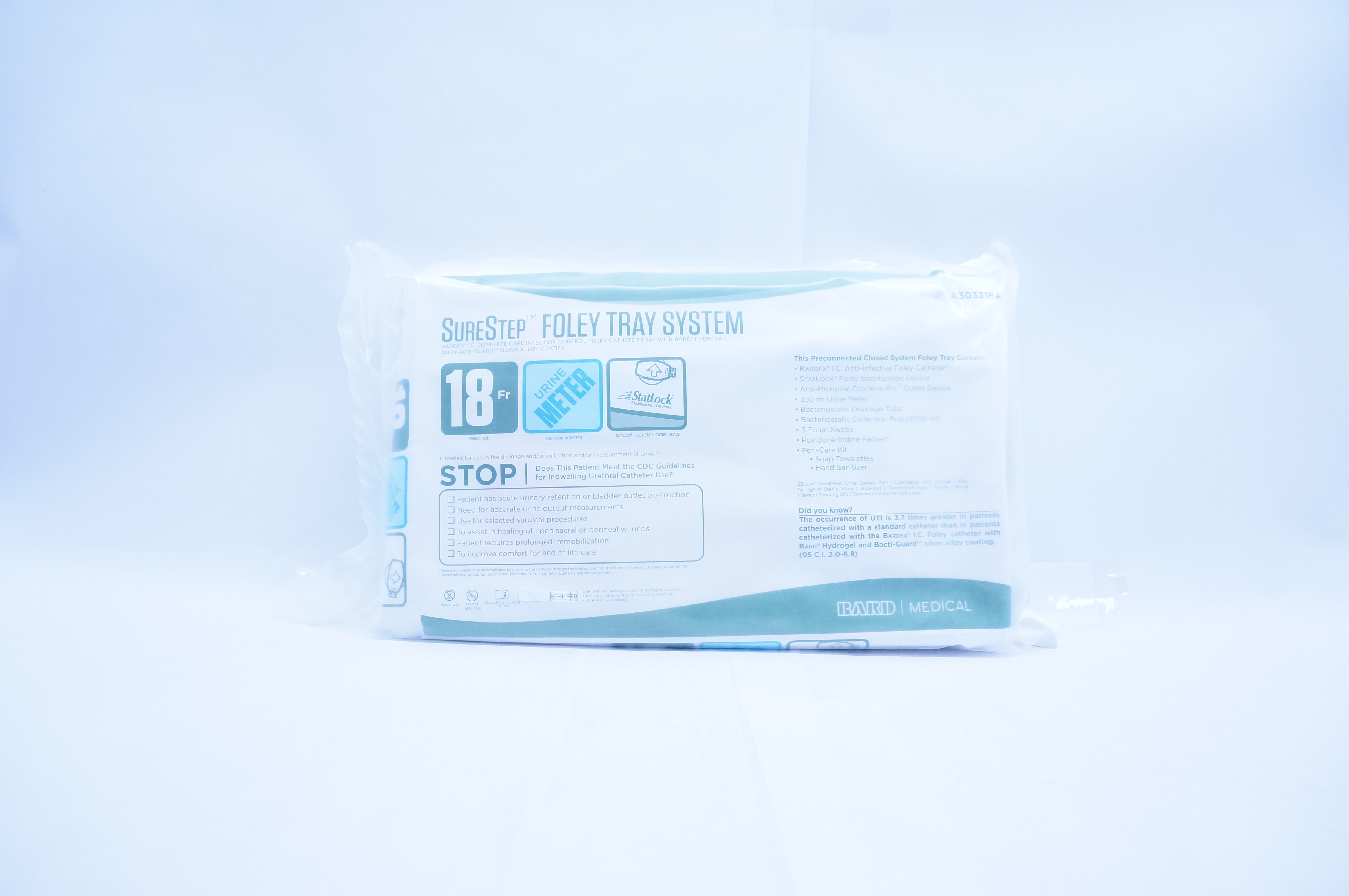 Bard A303318A SureStep Foley Tray System 18Fr (x)