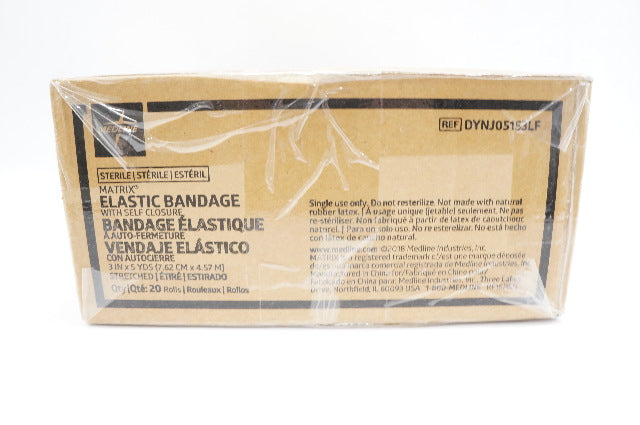 Medline DYNJ05153LF Elastic Bandage With Self Closure - Case of 20