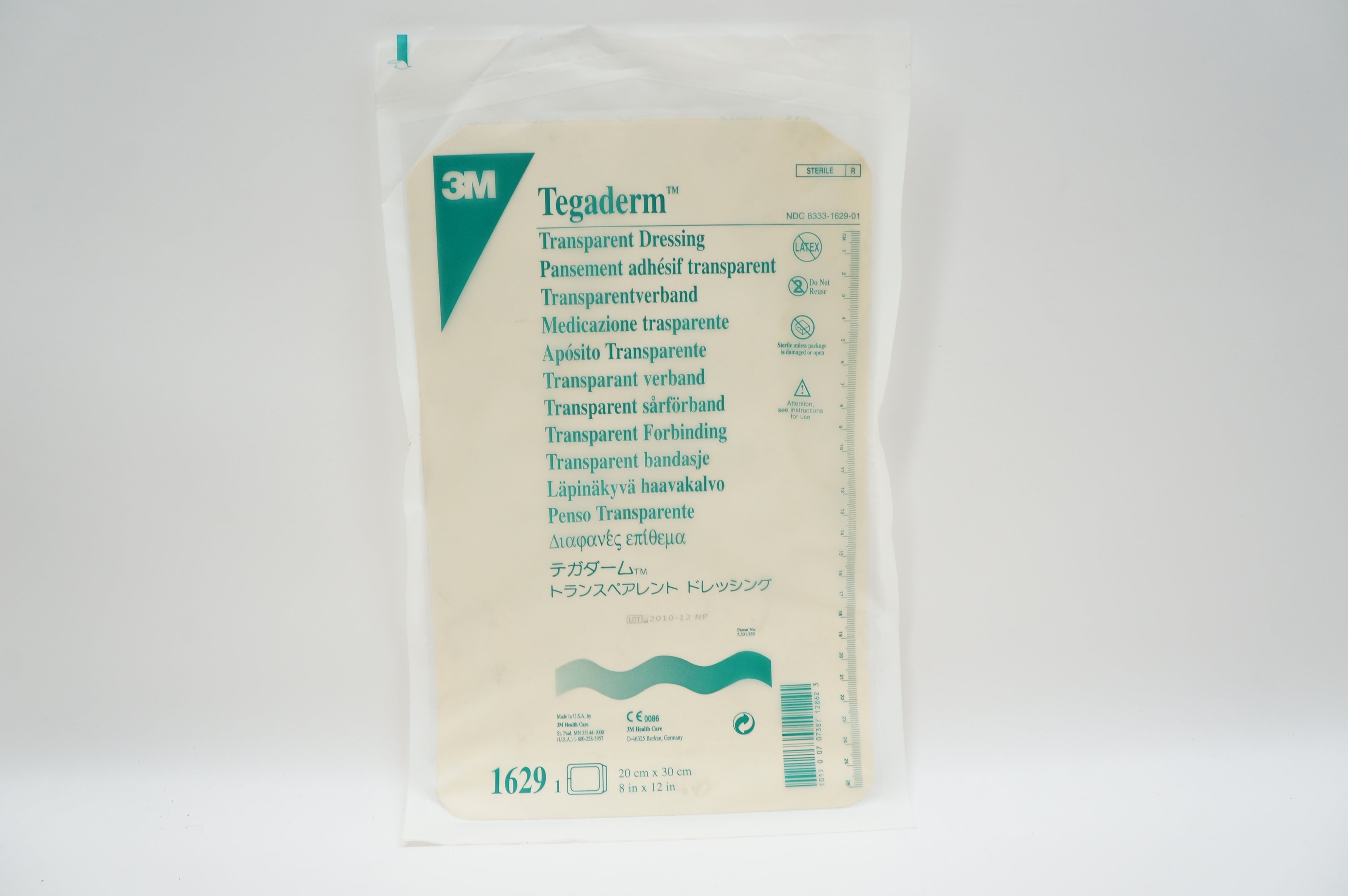 3M 1629 Tegaderm Transparent Dressing 8inch x 12inch (x)