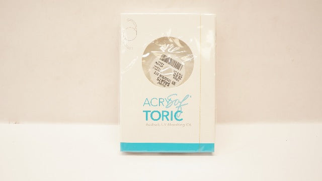 Alcon SA6AT5 ACRYSof Aspheric Absorbing Toric IOL 28.0D Length 13mm Opt 6.0mm(x)