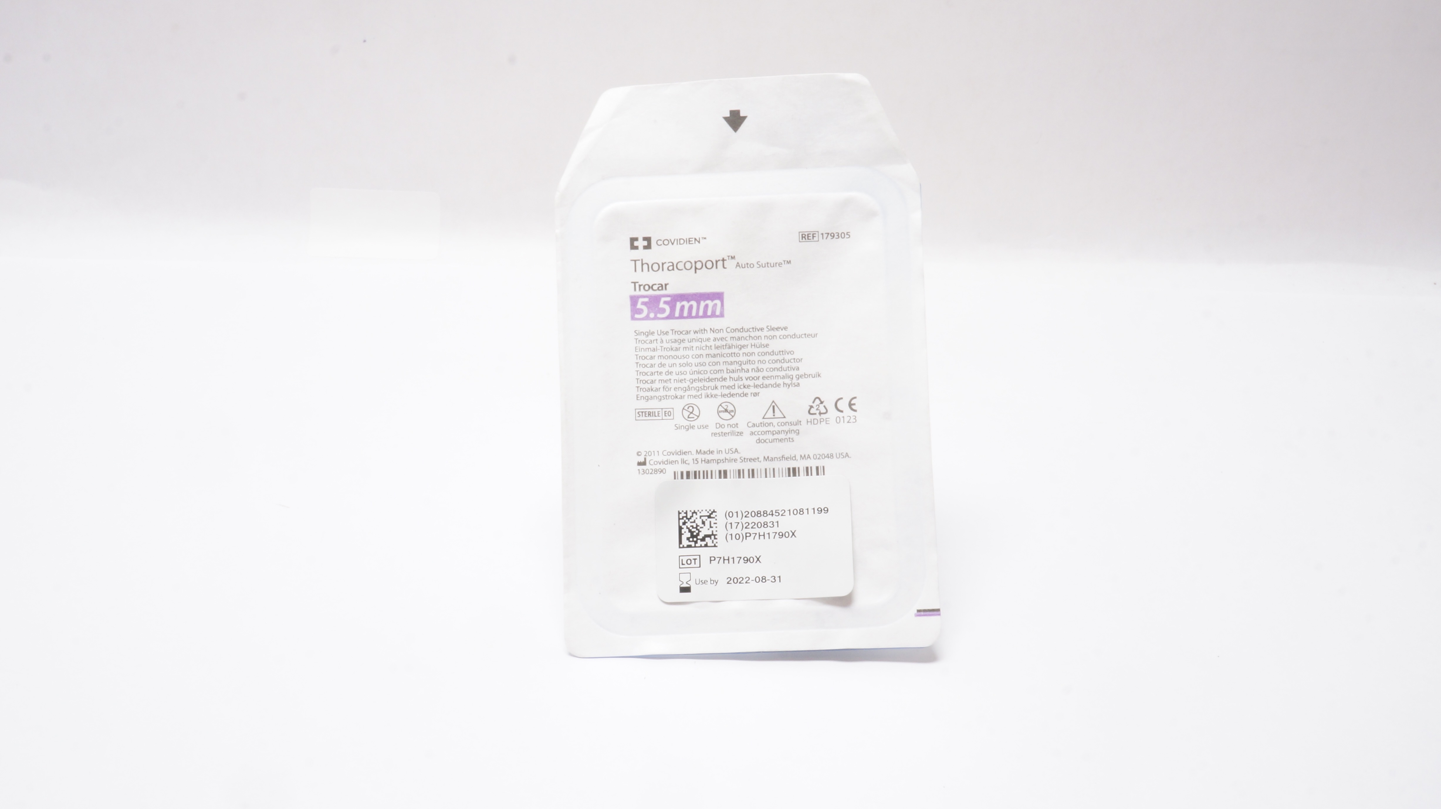 Covidien 179305 Thoracoport AutoSuture Trocar 5.5mm (x)