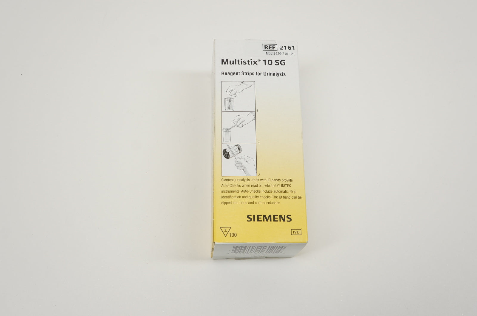 Siemens 2161 Multistix 10SG Reagent Strips For Urinalysis