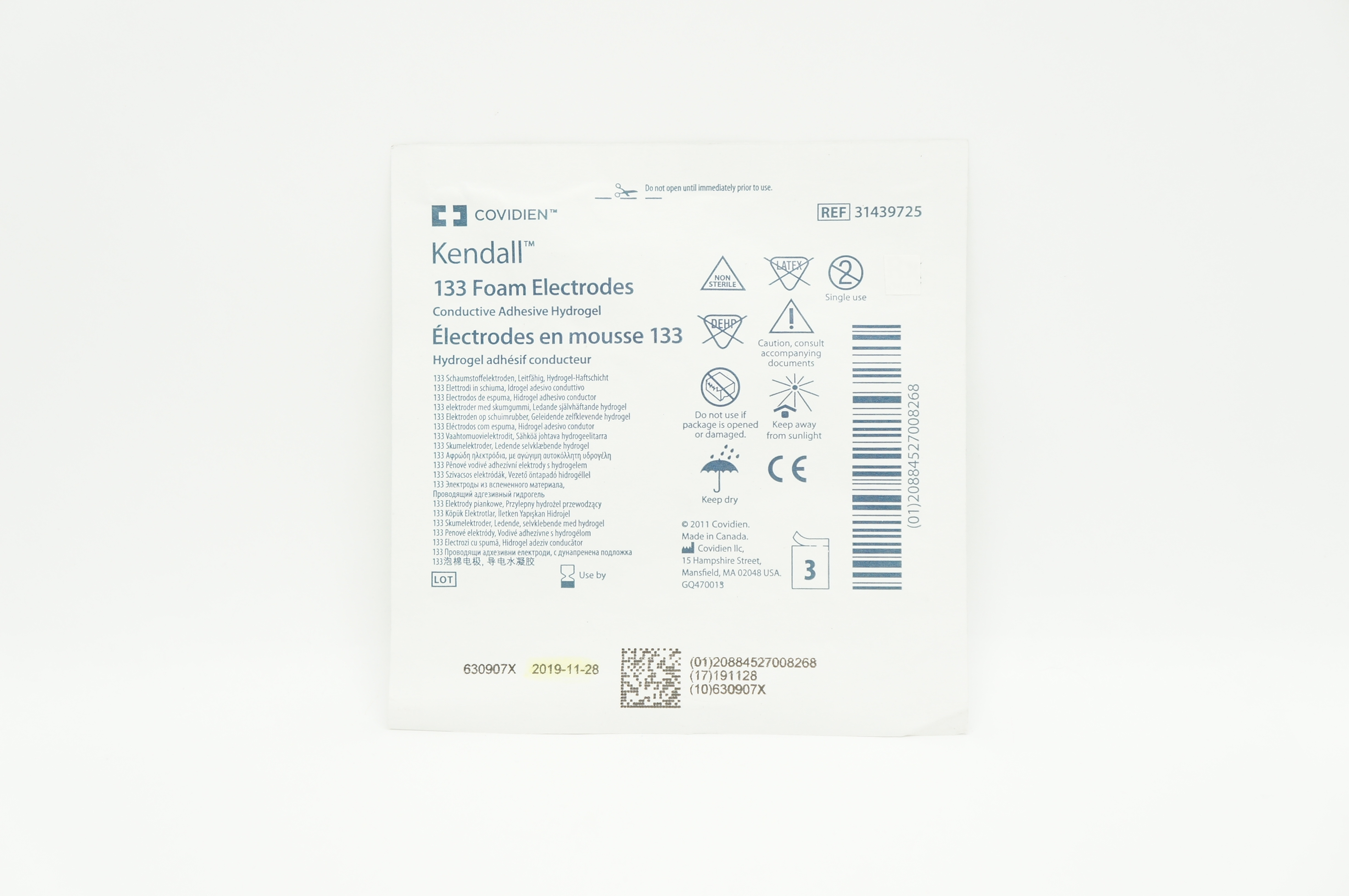 Covidien 31439725 Kendall 133 Foam Electrodes (x)