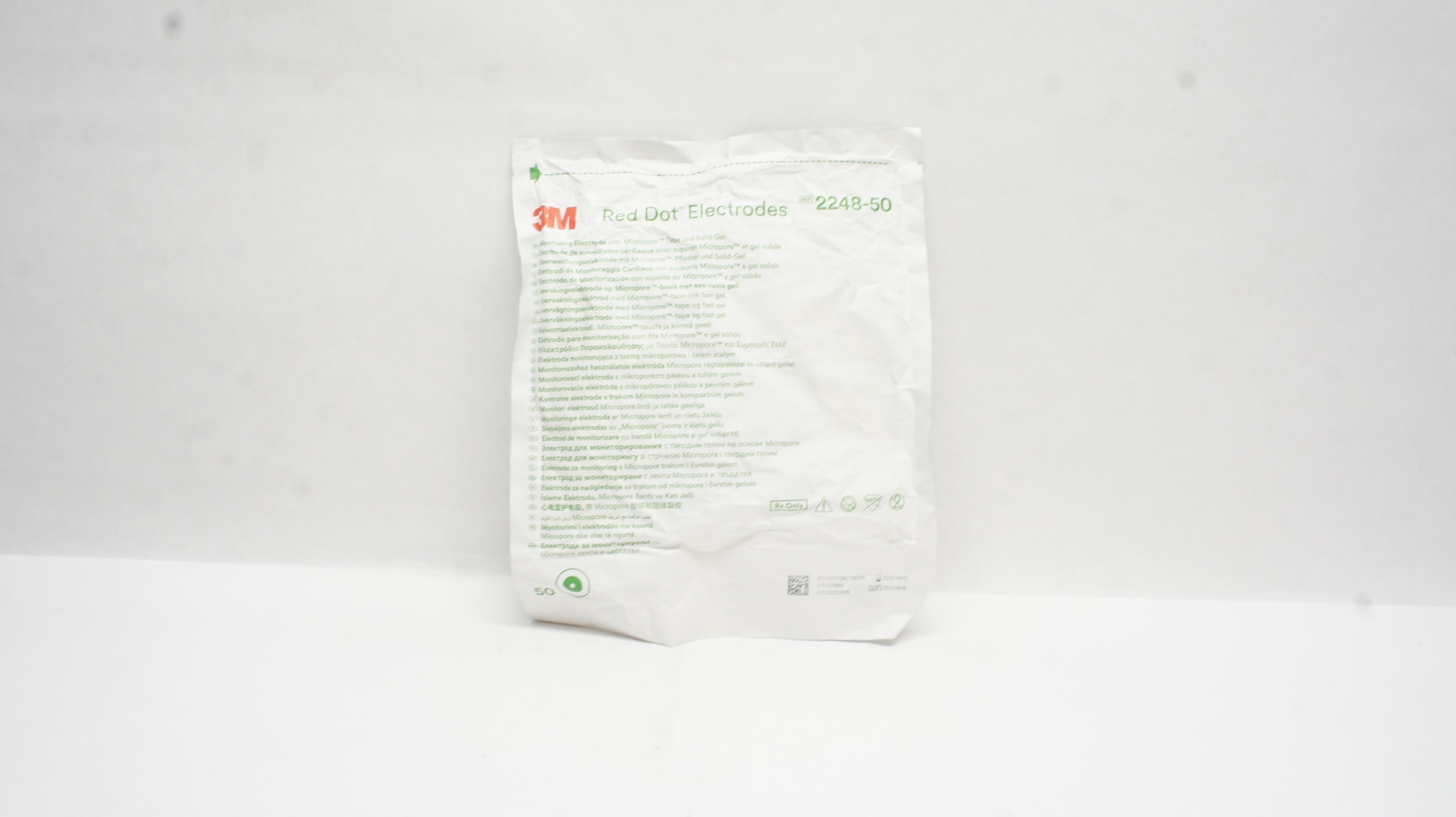 3M 2248-50 Red Dot Monitoring Electrode (x) - Pack of 50