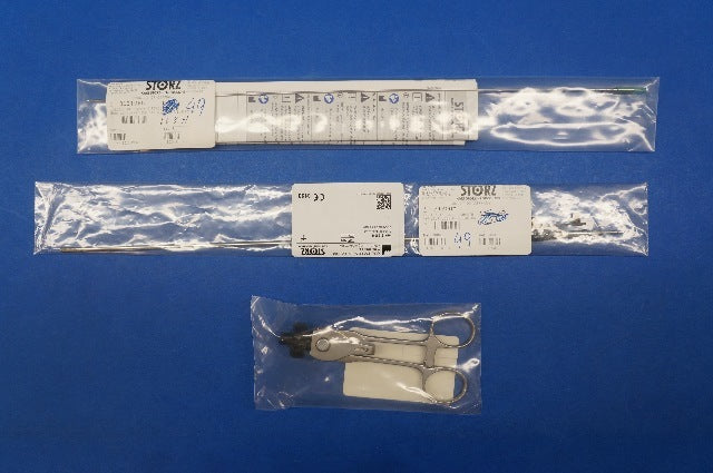 Karl Storz 31346FGM ClickLine Grasping Forceps, atraumatic, wavy serration