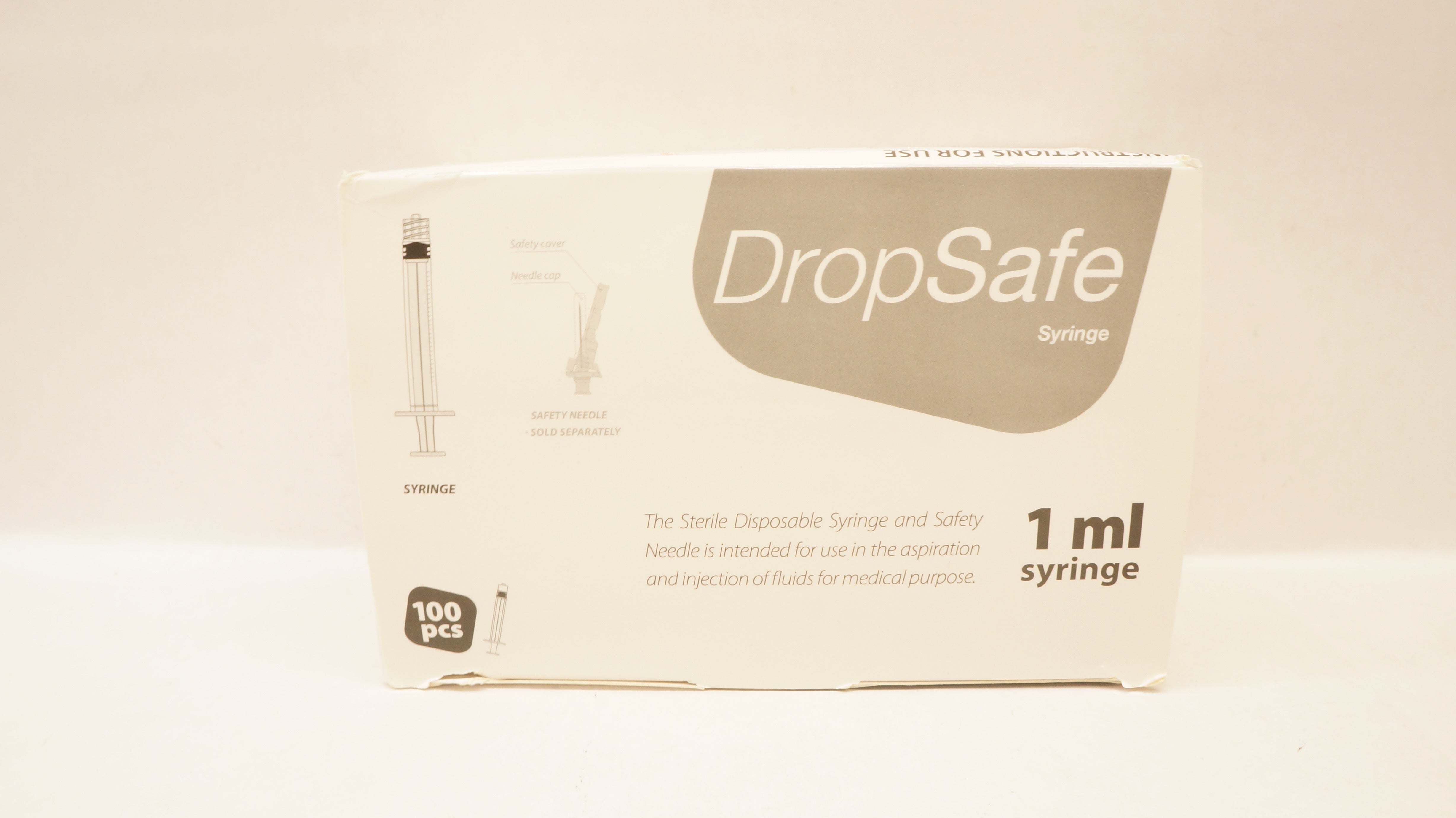 HTL-STREFA 6061 DropSafe Syringe 1ml ~ Box of 100