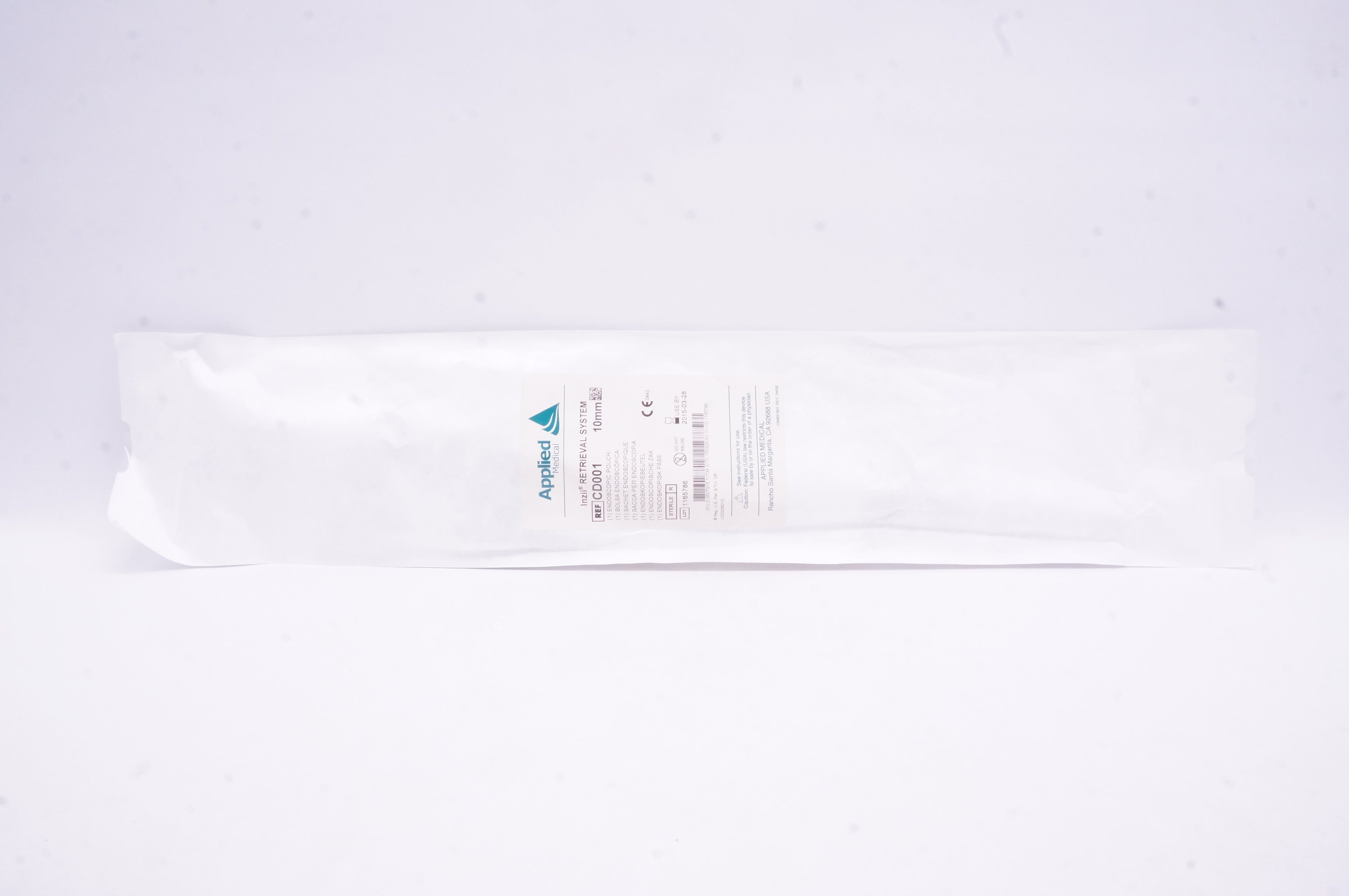 Applied Medical CD001 Inzii Retrieval System Endoscopic Pouch 10mm (x)