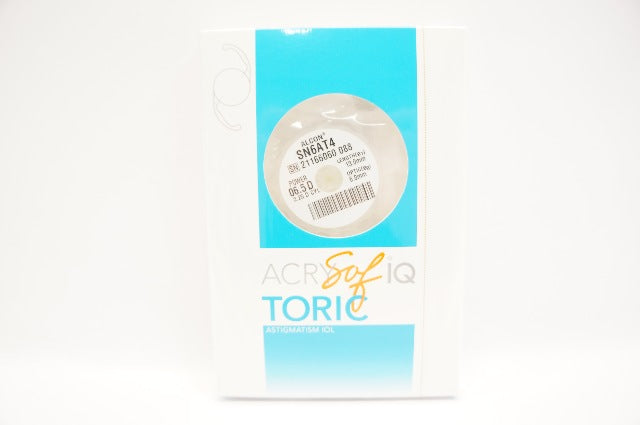 Alcon SN6AT4 AcrySof IQ Toric Astigmatism IOL 6.5D 2.25D CYL 13.0mm x 6.0mm (x)