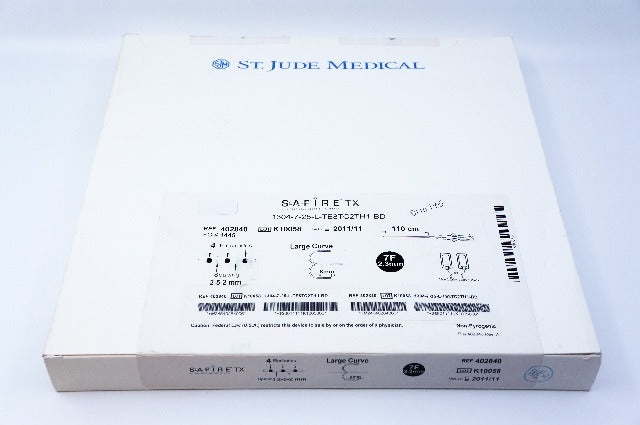 St. Jude Medical 402840 SAFIRE TX, Large Curve, 2-5-2mm, 110cm, 7F (x)