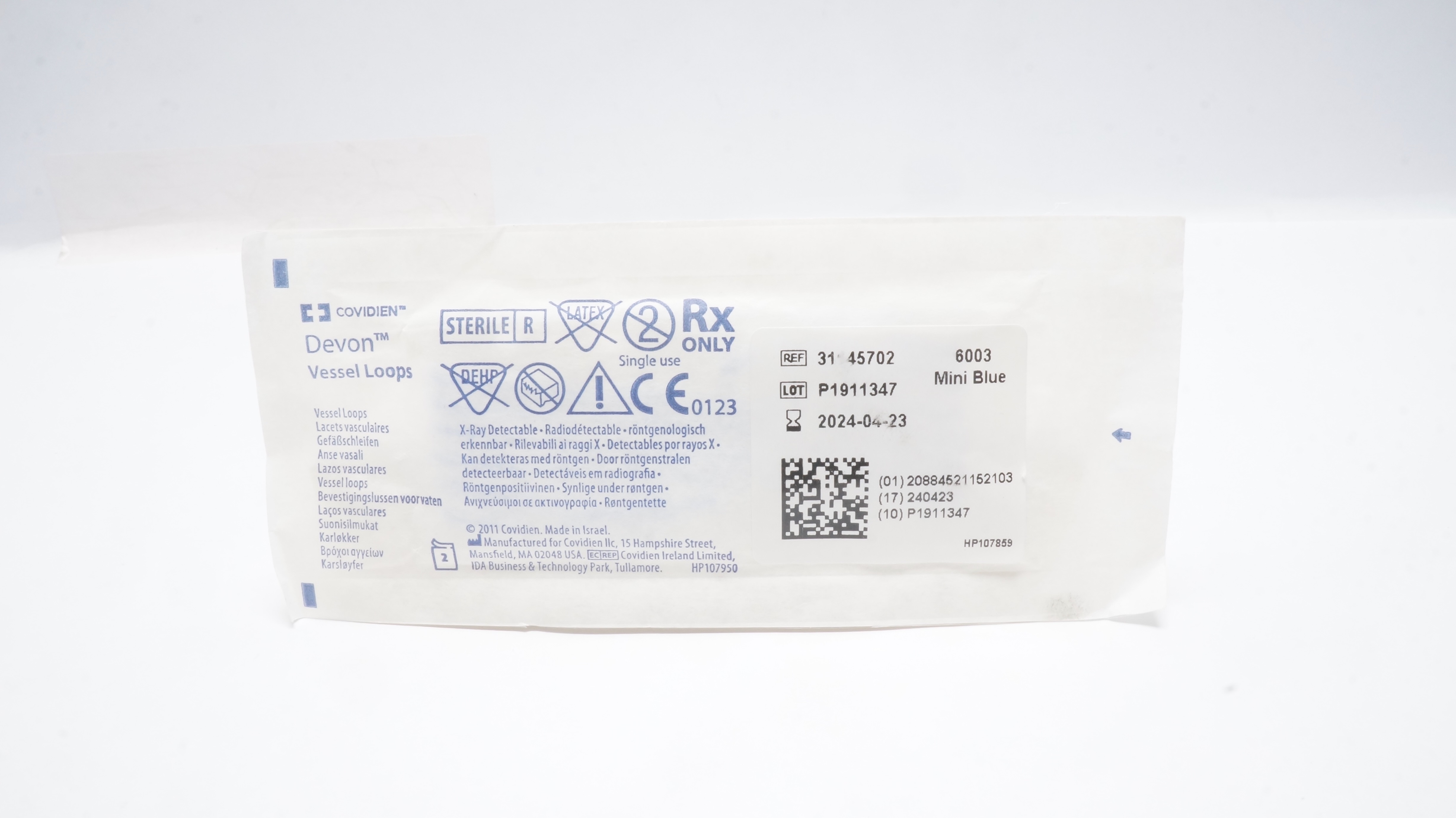 Covidien 31145702 Devon Vessel Loops (x) - Pack of 2