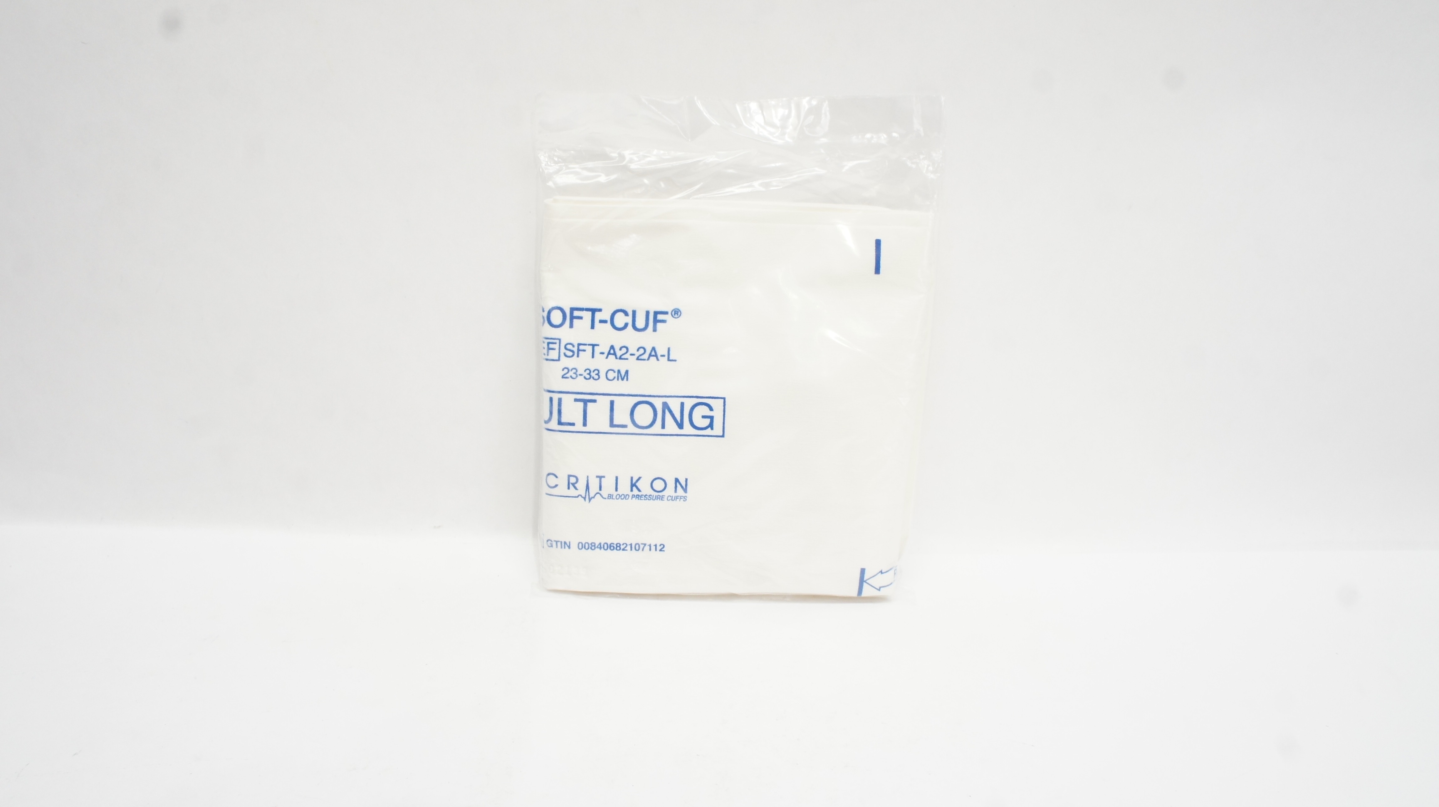 GE Medical SFT-A2-2A-L Critikon Soft-Cuf Blood Pressure Cuffs 23-33cm Adult Long