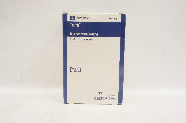 Covidien 1961 Telfa Non-Adherent Dressing 2 inch x 3 inch - Box of 100