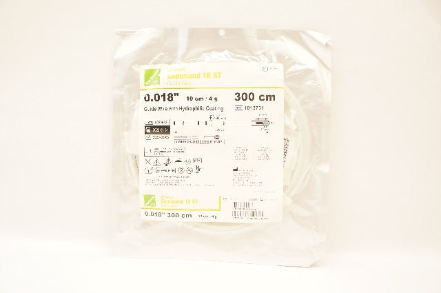 Abbott 1013731 Hi-Torque Command 18ST Guide Wire w/ Hydrophilic Coating (x)