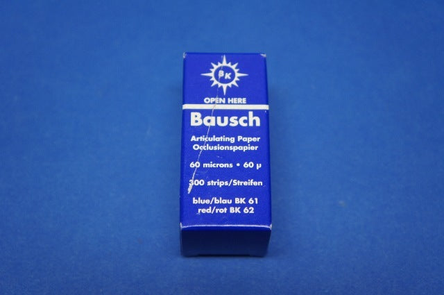 Bausch Articulating Occlusionspaper 60 microns 300 Strips