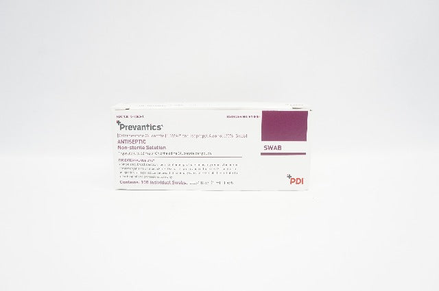 PDI B10800 Prevantics Antiseptic Swabs 0.034fl.oz. Each (x) - Box of 77