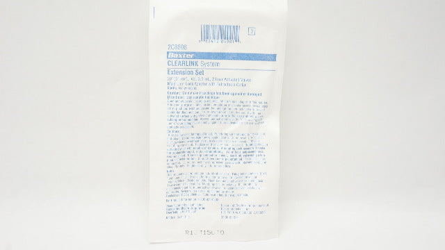 Baxter 2C8606 Clerlink System Extension Set 20inch x 3.3mL