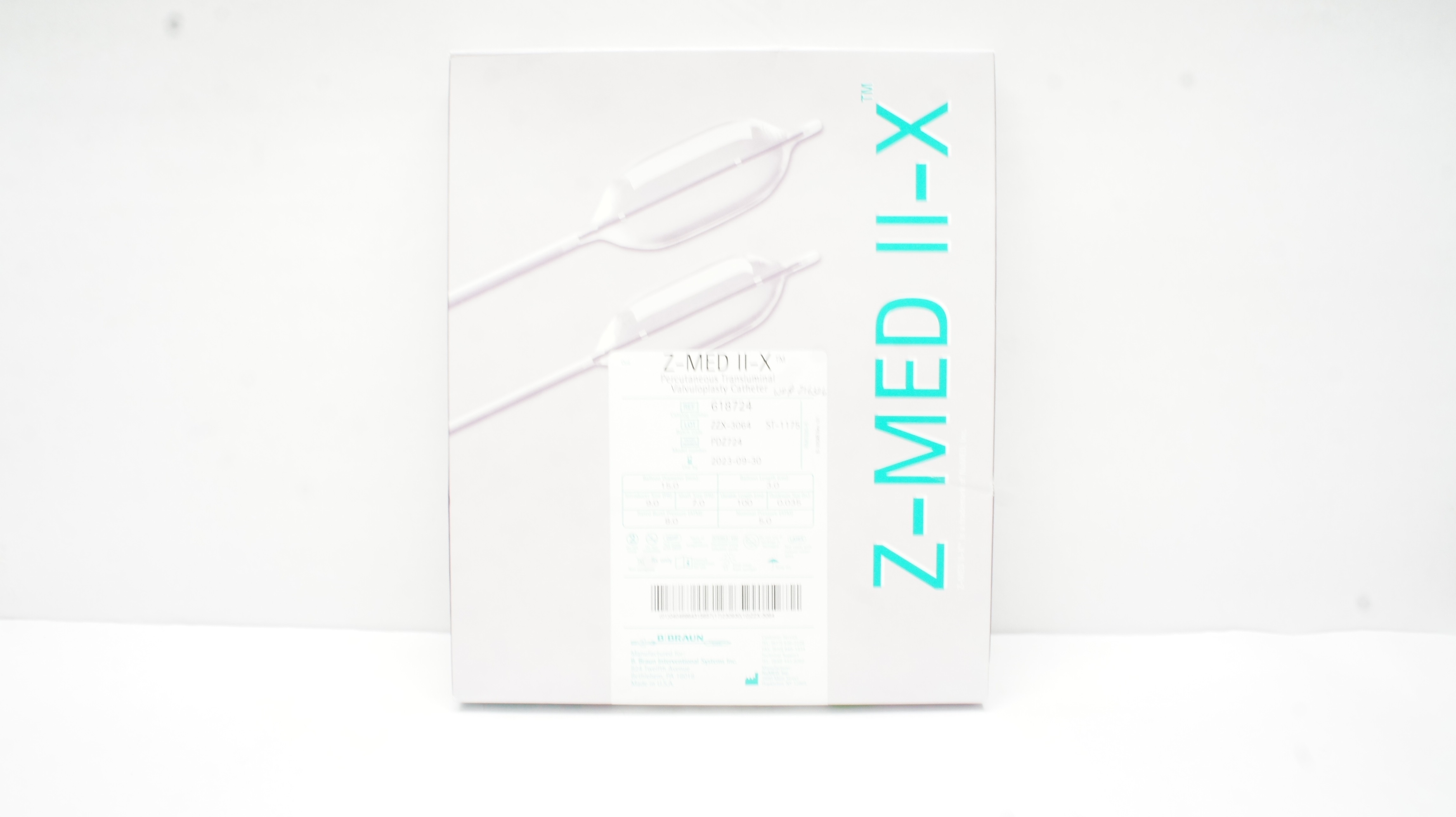Braun 618724 Z-Med II-X Valvuloplasty Cath. 15.0mm x 3.0cm x 100cm (x)