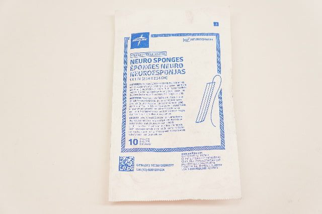 Medline NEUROSPNG13 Neuro Sponges 1 x 1inch - Pack of 10