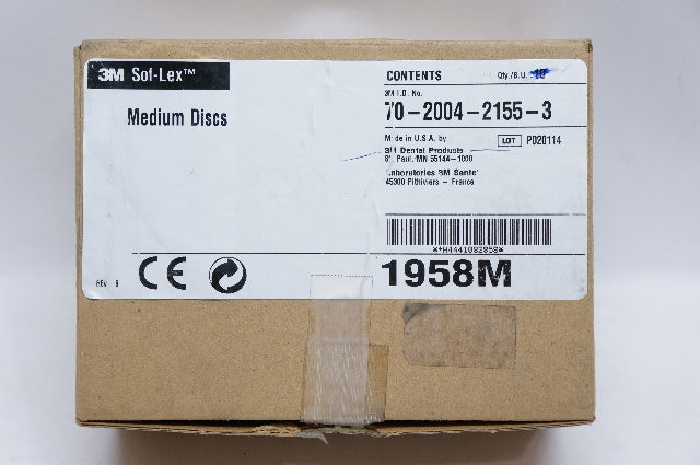 3M 1958M Sof-Lex Medium Discs - Case of 10