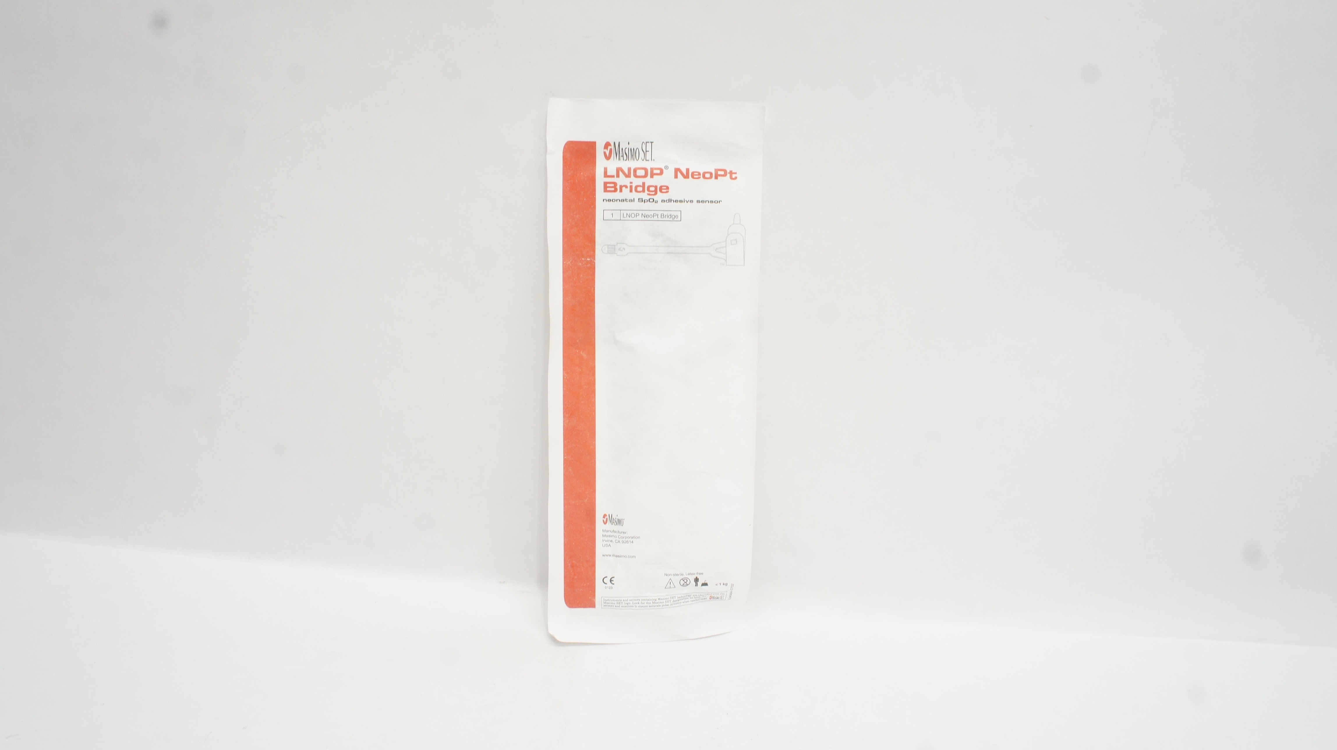 MasimoSet LNOP NeoPt Bridge Neonatal SpO2 Adhesive Sensor <1kg