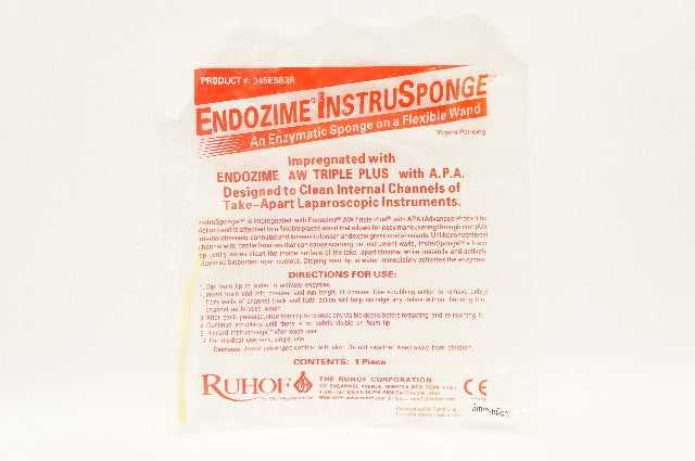Ruhof 345ESS3R Endozime InstruSponge An Enzymatic Sponge On a Flexible Wand