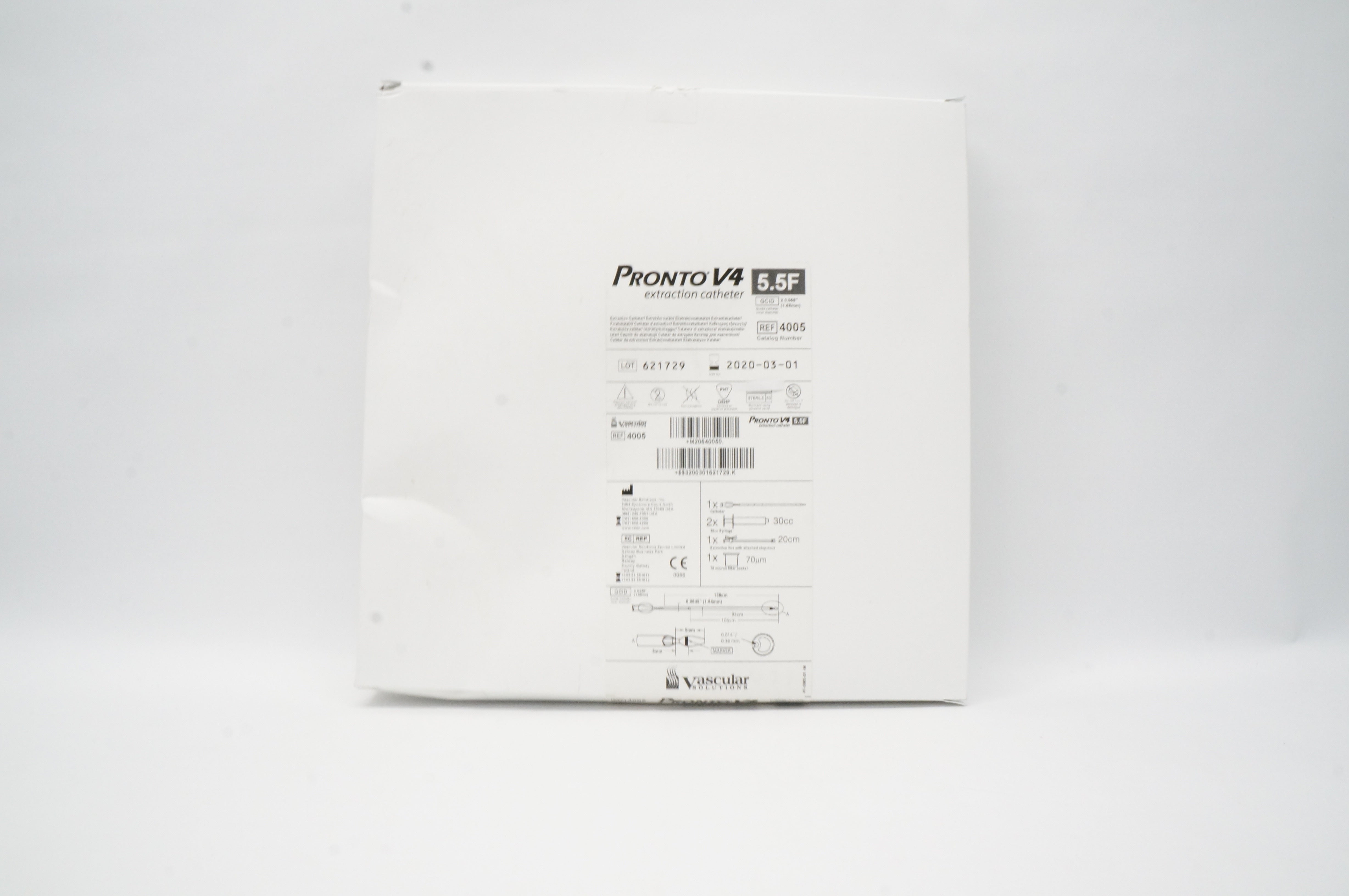 Vascular Solutions 4005 Pronto V4 Extraction Cath. 5.5F (x)