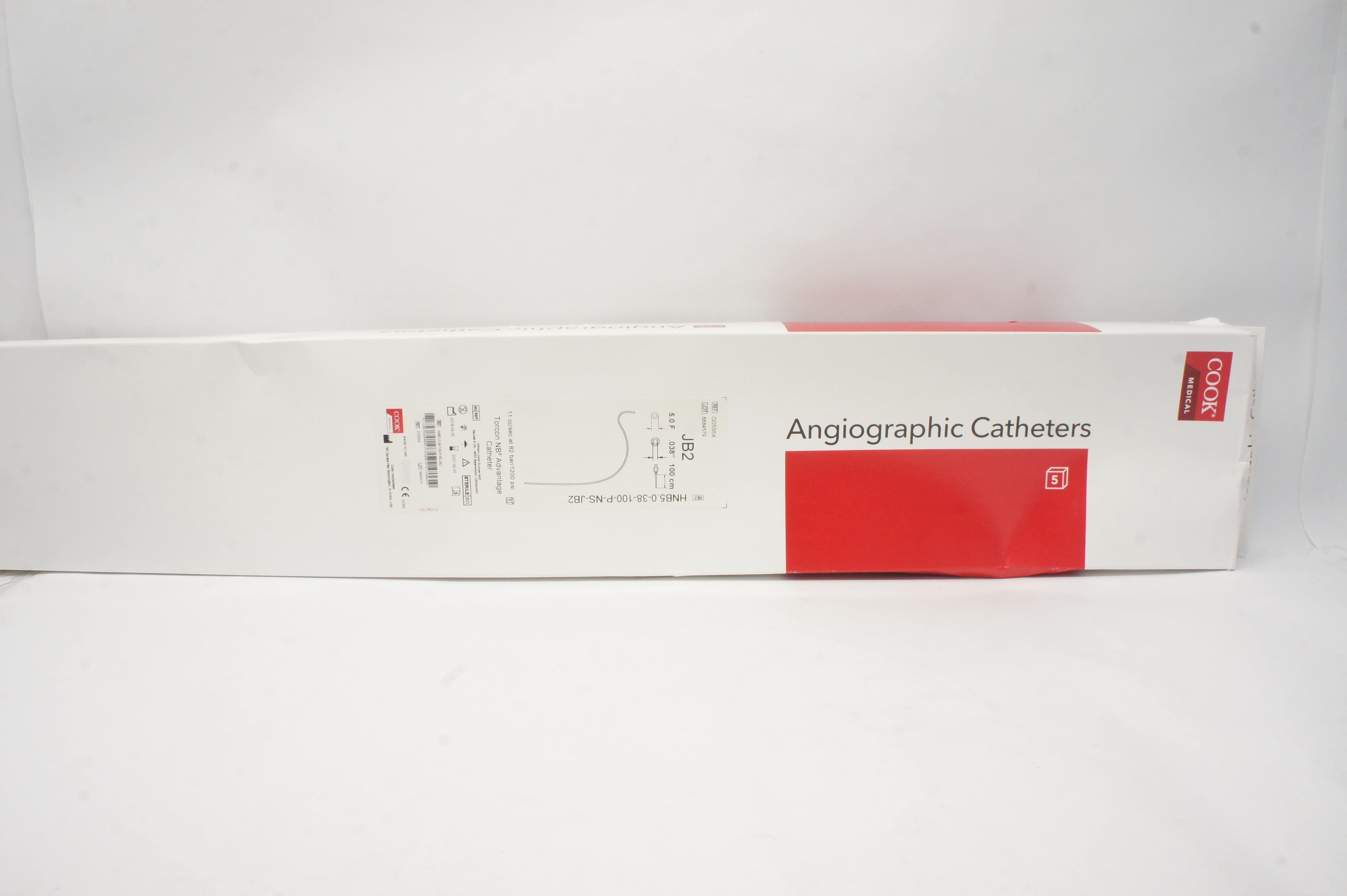 Cook Medical G05954 Torcon NB Advantage Cath. 11cc x 1200psi - Box of 5 (x)