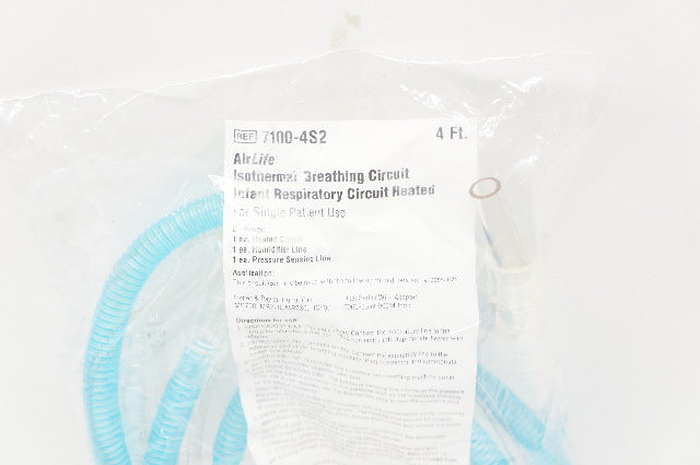 CareFusion 7100-4S2 AirLife Isothermal Breathing Circuit Infant 4 Ft.