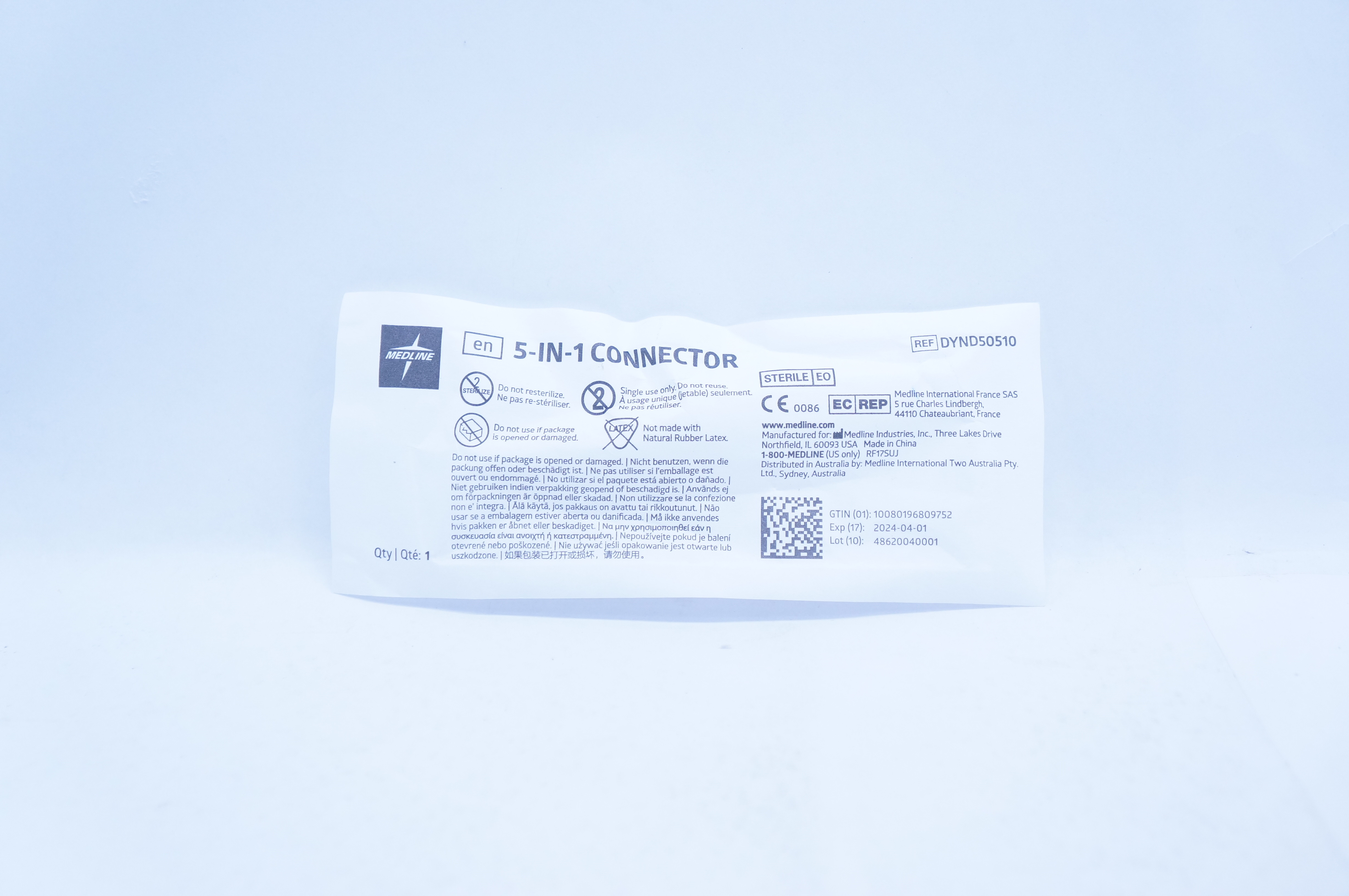 Medline DYND50510 5-in-1 Connector