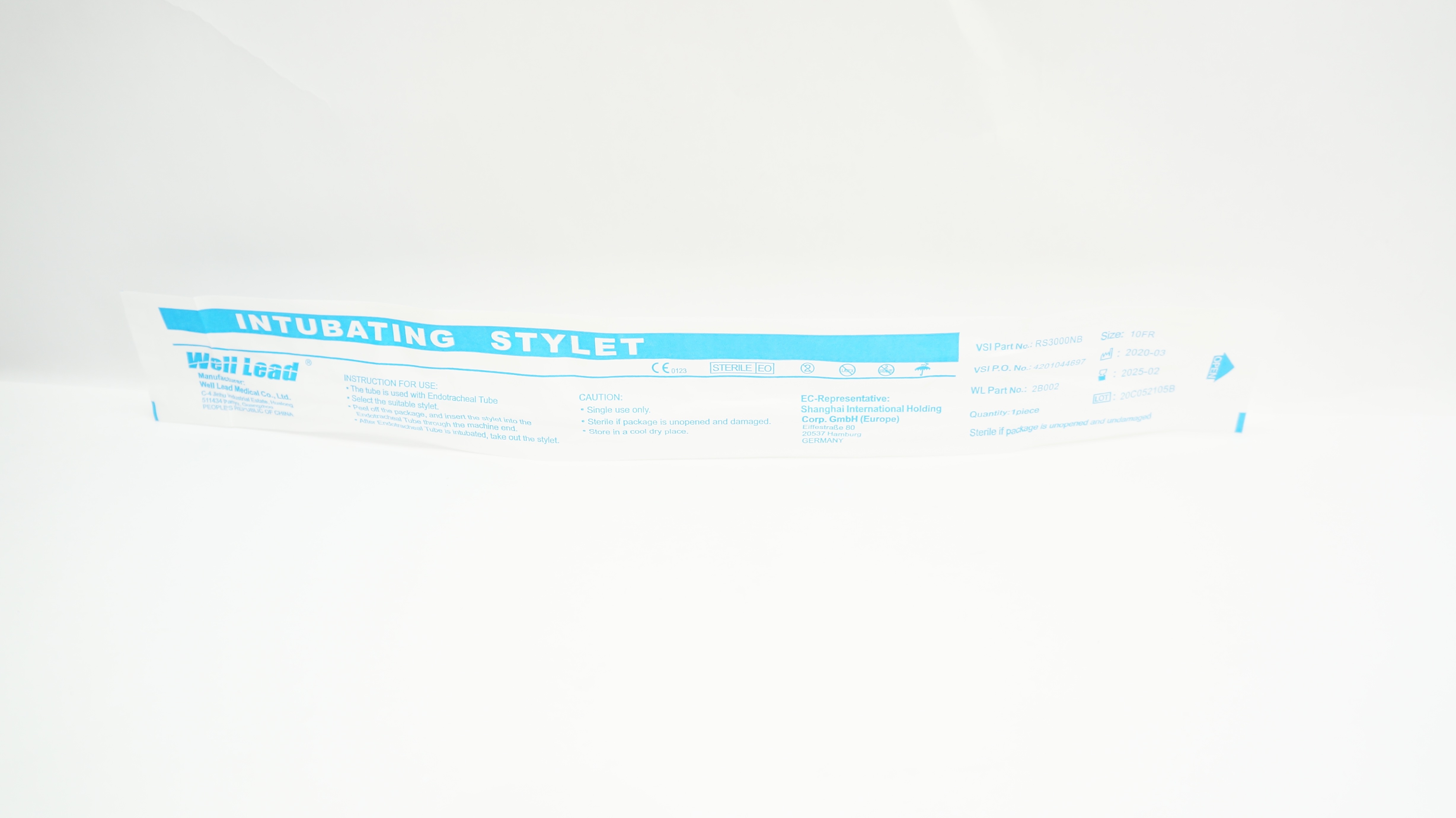 Well Lead RS3000NB Intubating Stylet 10Fr