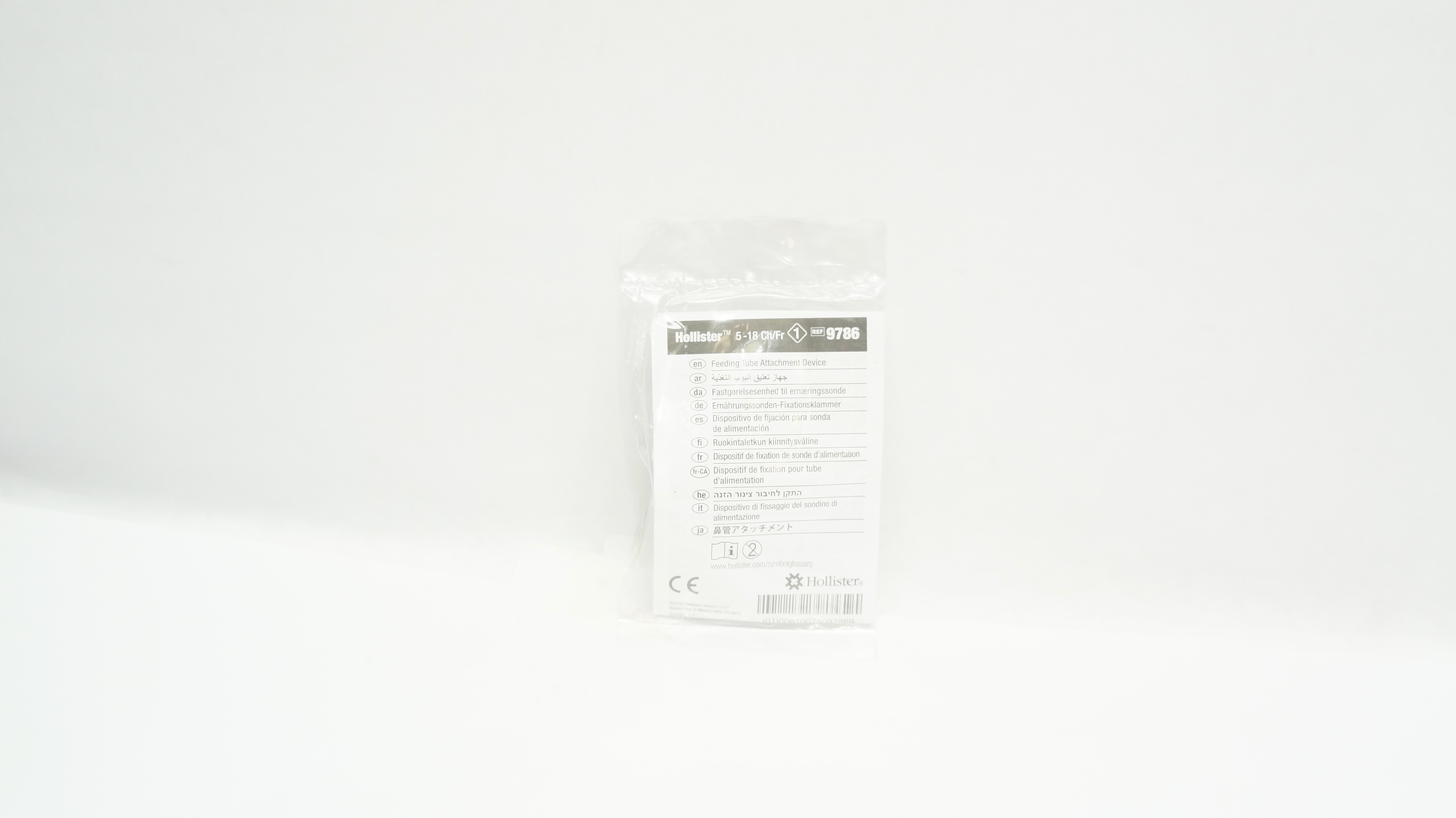 Hollister 9786 Feeding Tube Attachment Device 5-18Ch/Fr