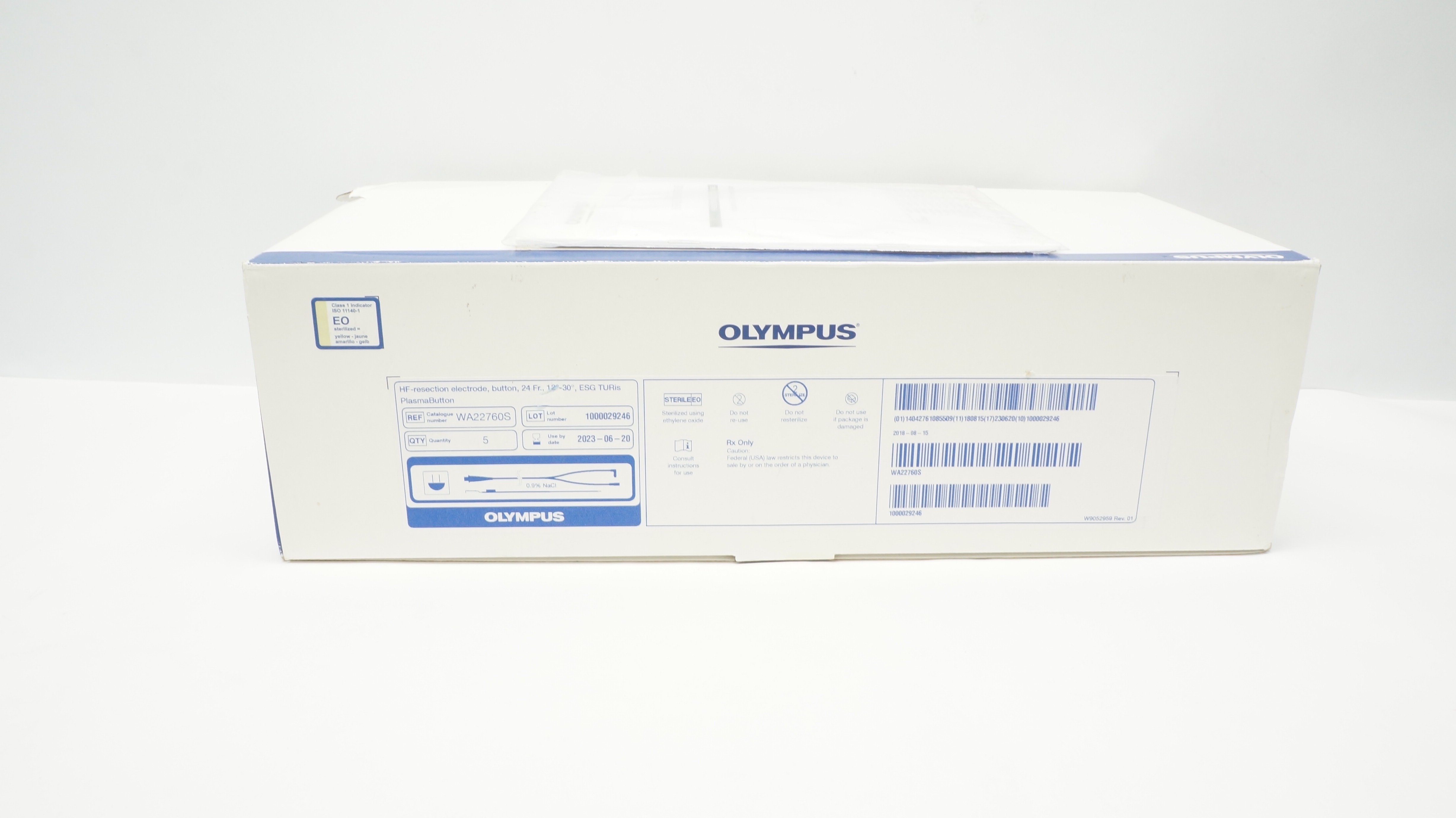 Olympus WA22760S PlasmaButton Hi-Resection Electrode 24Fr (x) - Box of 4