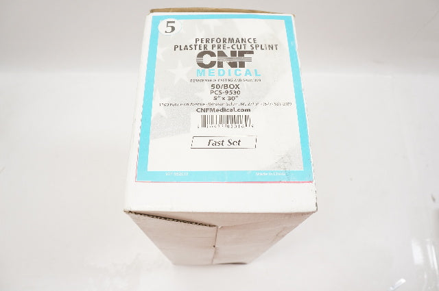 CNF Medical PCS-9530 Performance Plaster Pre-Cut Splint 5inch x 30inch